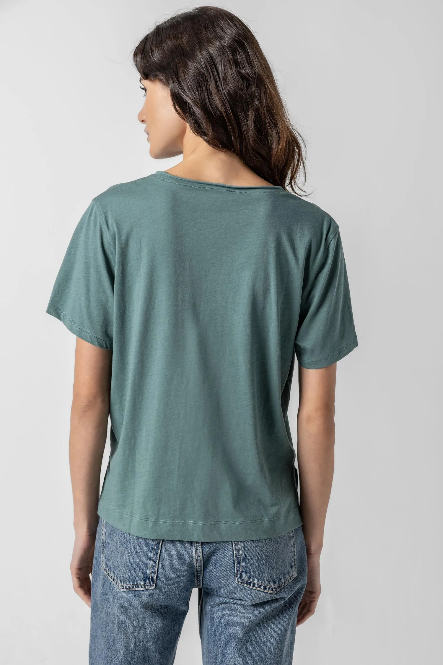 Easy Short Sleeve V-Neck sold by Lilla P product image thumbnail 2