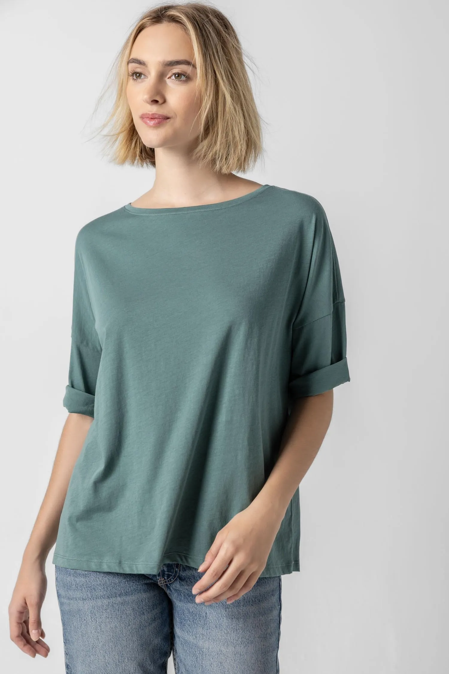 Oversized Boyfriend Tee sold by Lilla P product image thumbnail 5
