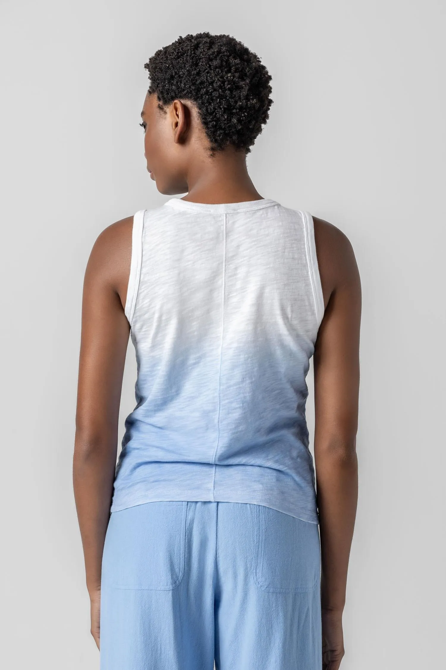 Ombre Back Seam Tank sold by Lilla P product image thumbnail 5