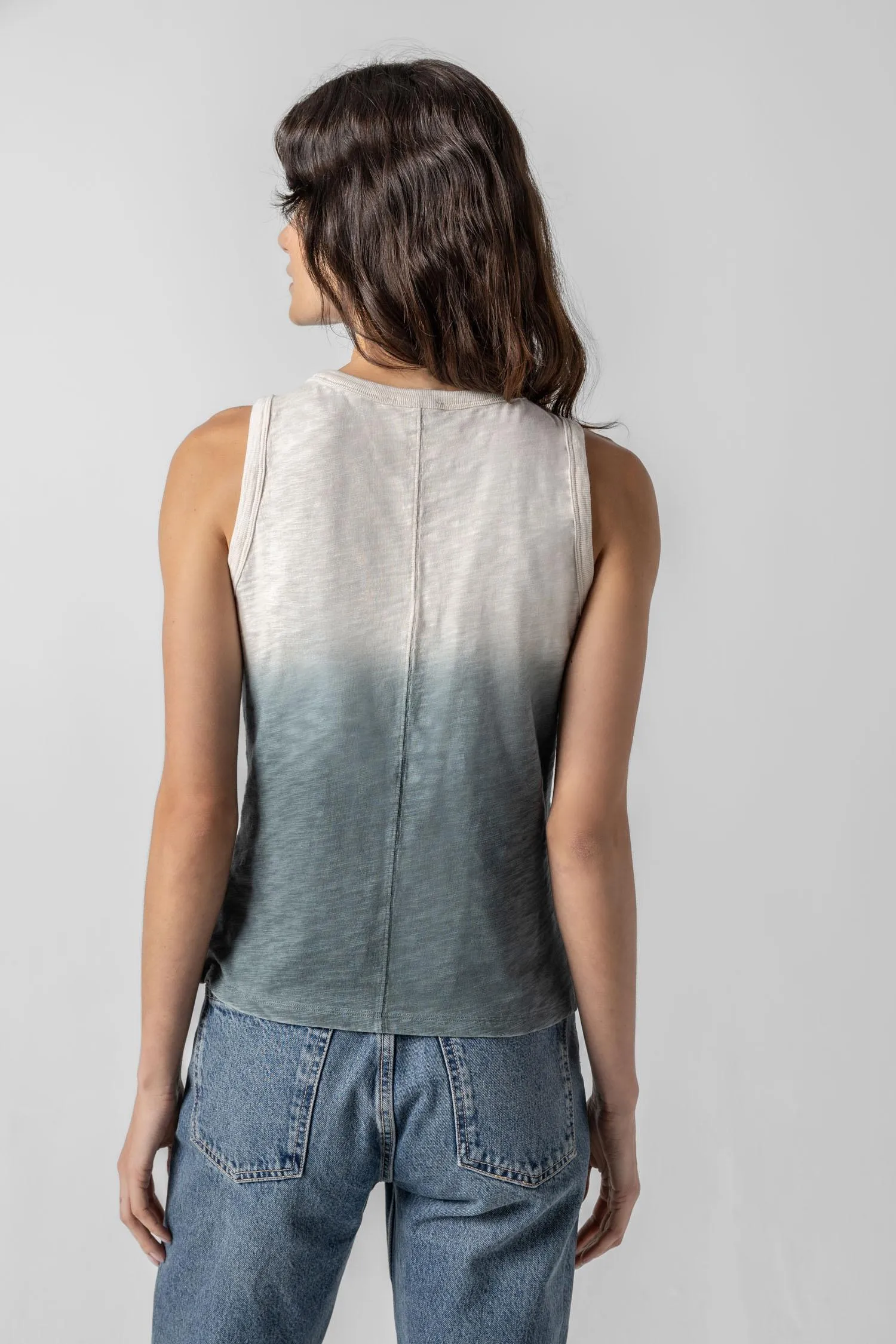 Ombre Back Seam Tank sold by Lilla P product image thumbnail 3