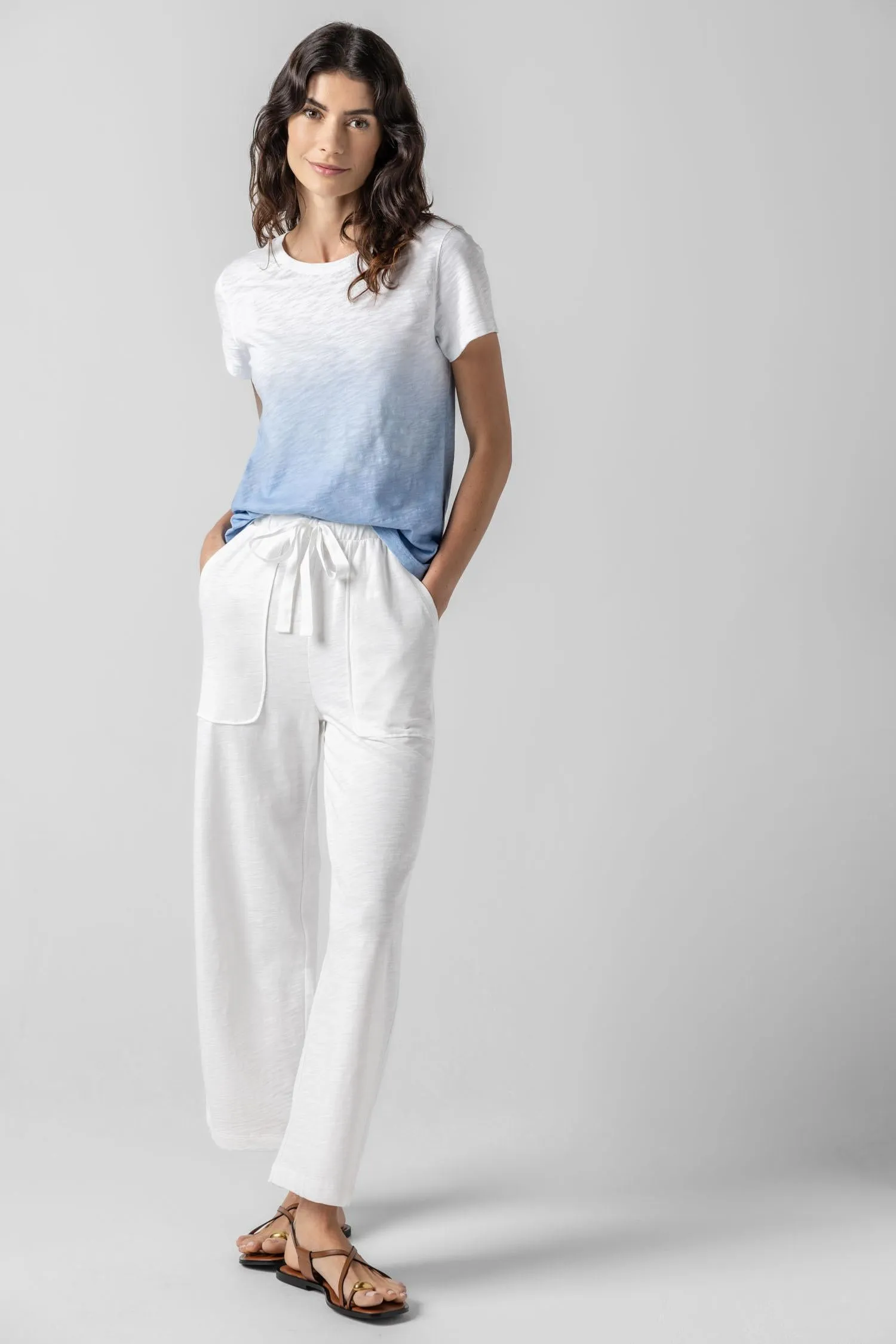 Ombre Short Sleeve Crewneck sold by Lilla P product image thumbnail 3