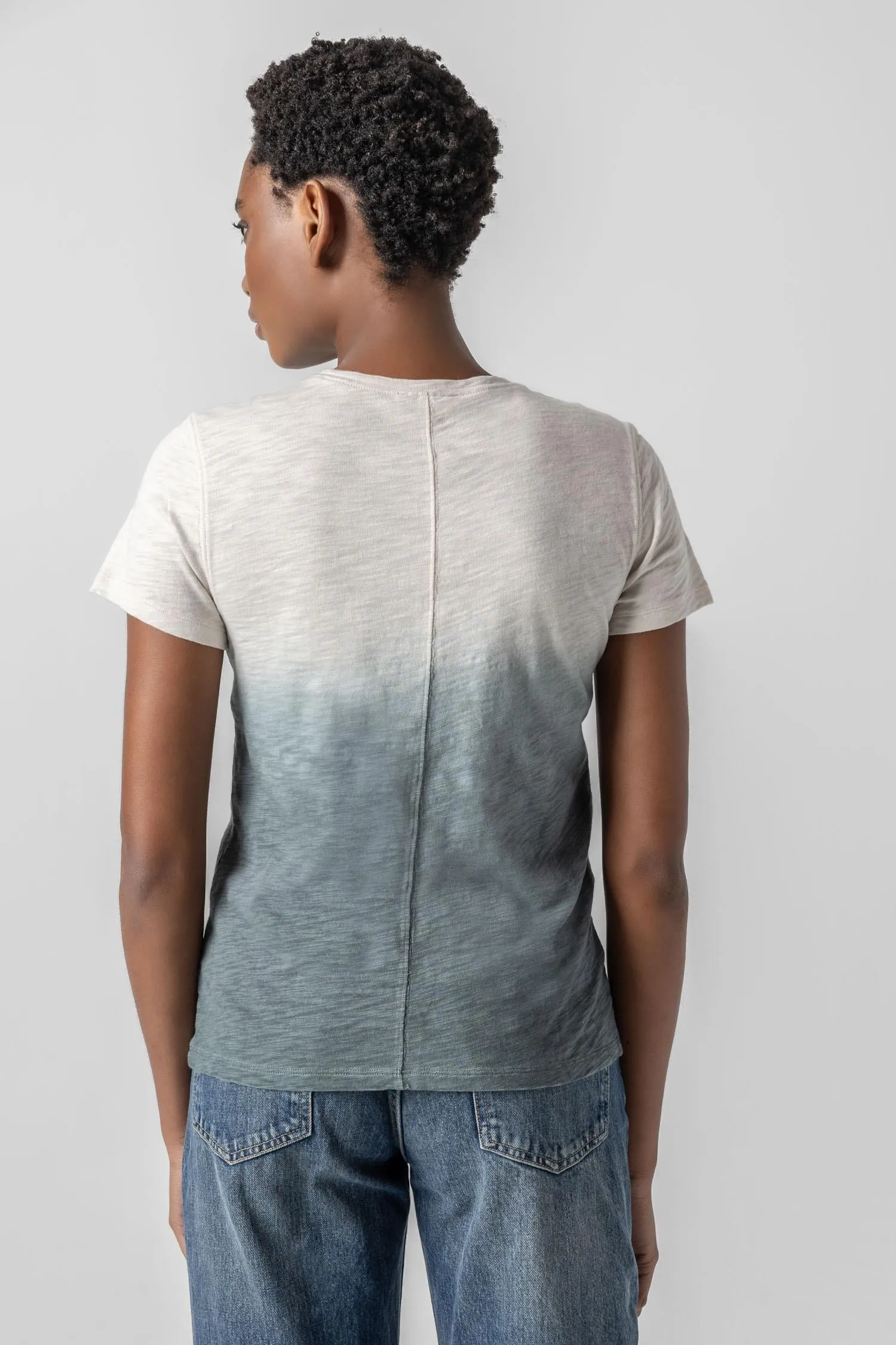 Ombre Short Sleeve Crewneck sold by Lilla P product image thumbnail 5