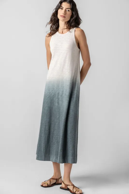 Ombre Jewel Neck Tank Dress sold by Lilla P