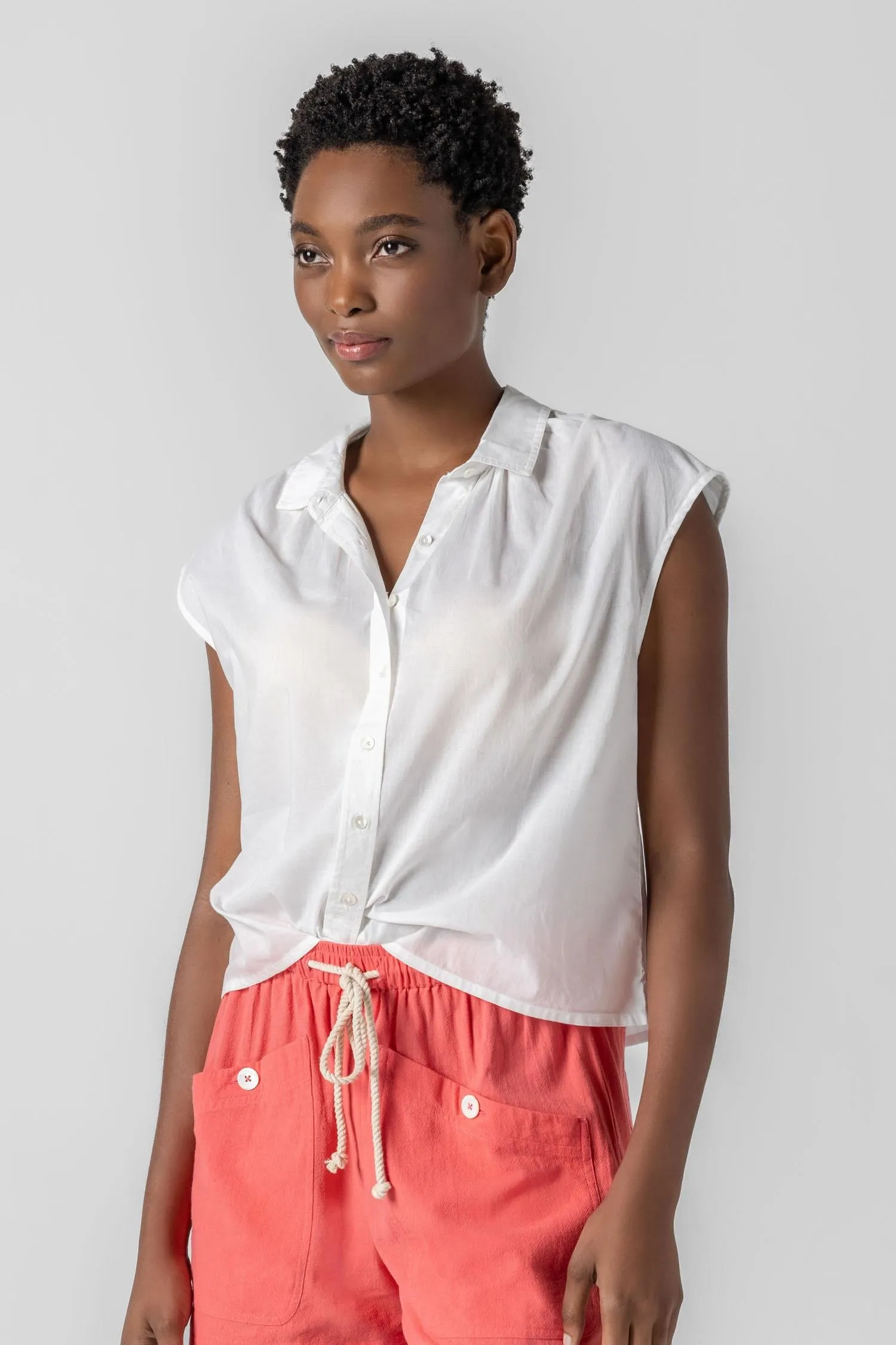 Short Sleeve Button Down sold by Lilla P