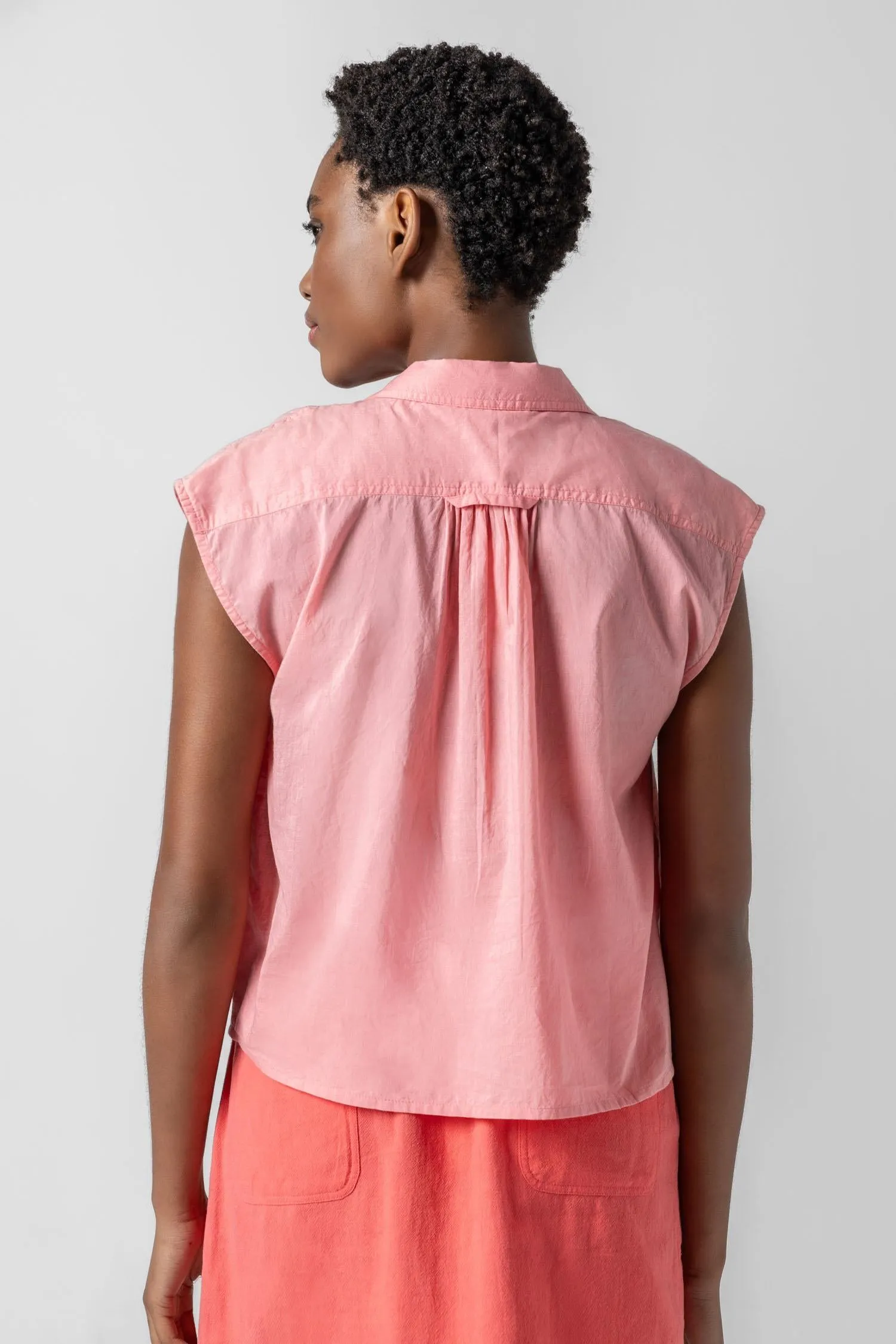 Short Sleeve Button Down sold by Lilla P product image thumbnail 4