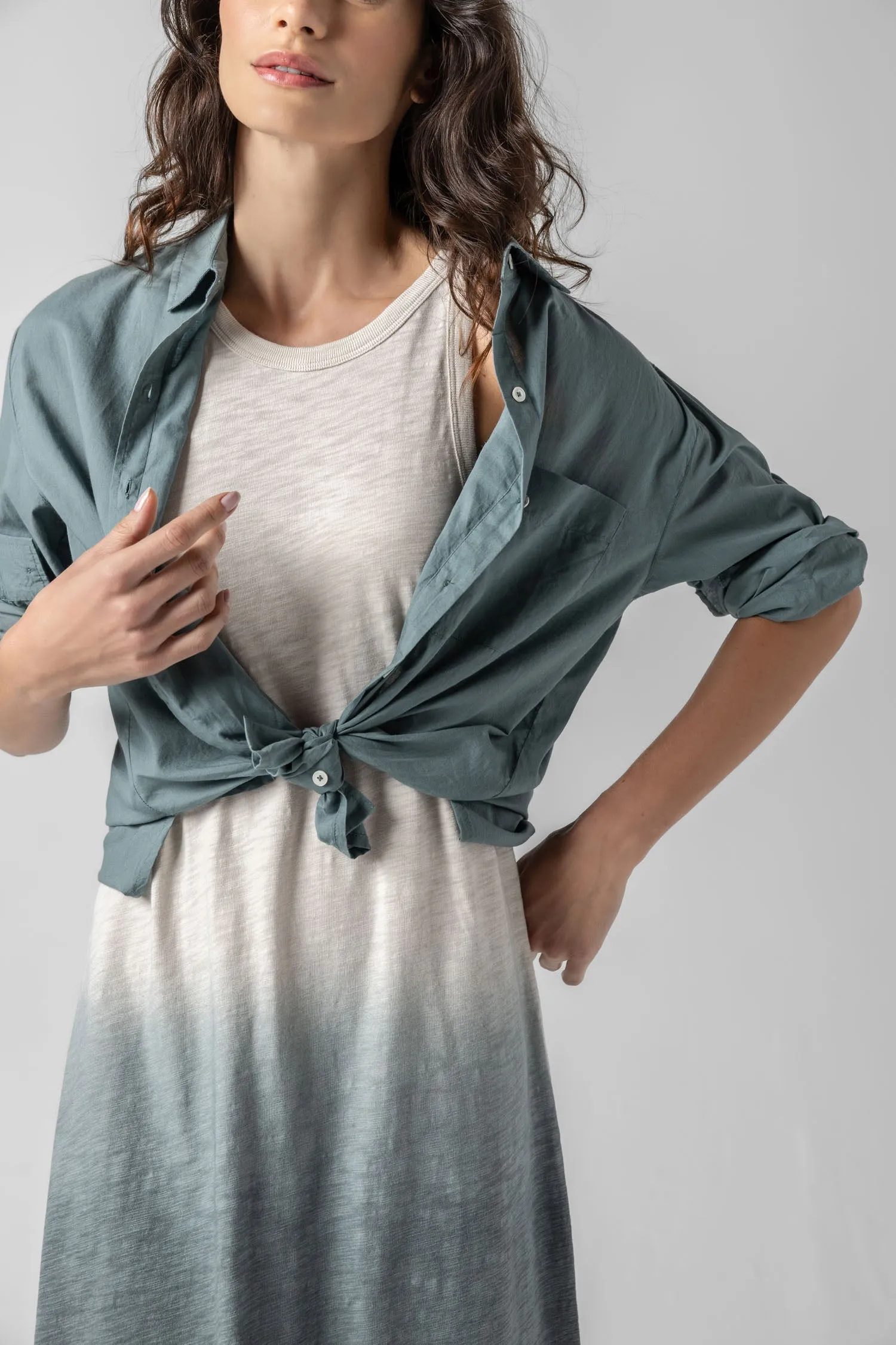Relaxed Long Sleeve Button Down sold by Lilla P product image thumbnail 3