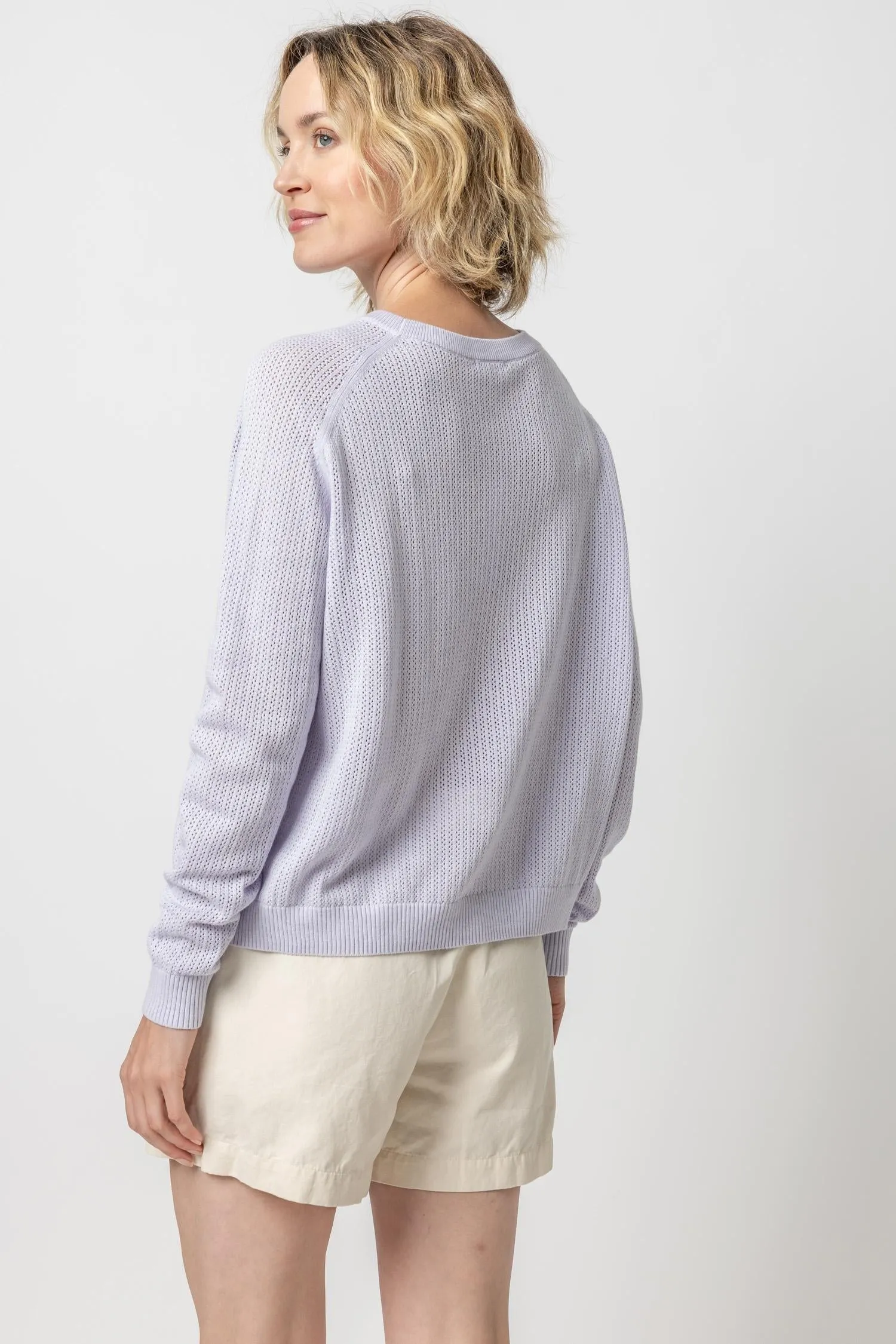 Saddle Sleeve Pullover Sweater sold by Lilla P product image thumbnail 2