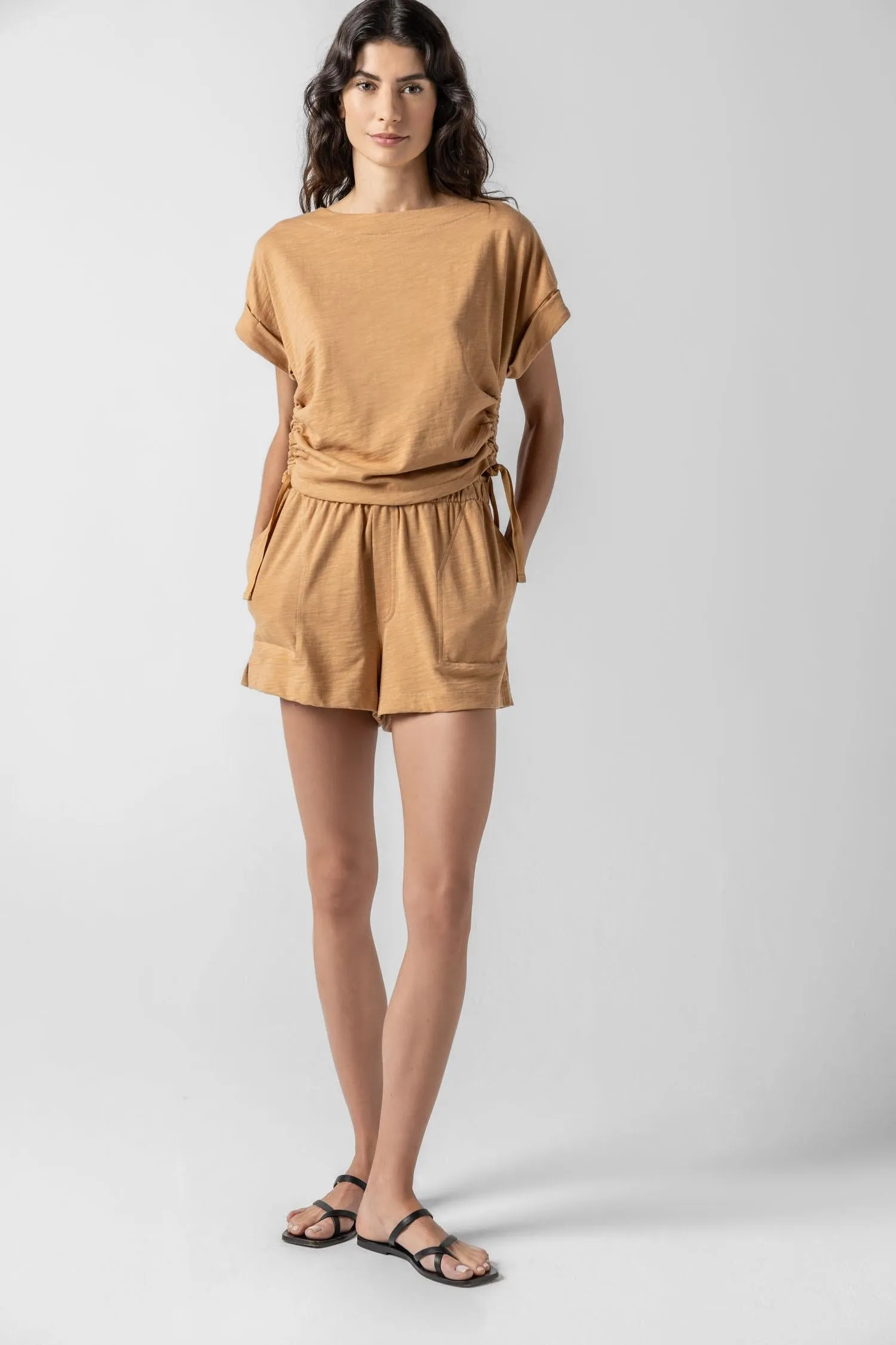 Ruched Side Boatneck sold by Lilla P product image thumbnail 3