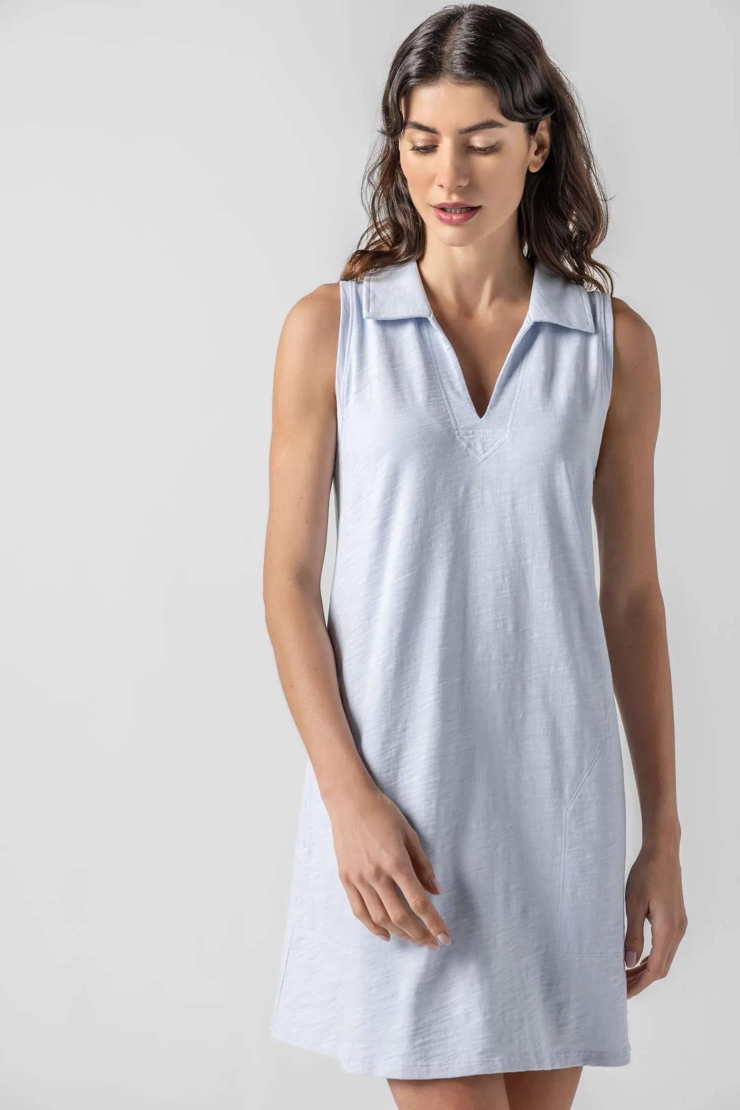 Sleeveless Collared Dress sold by Lilla P