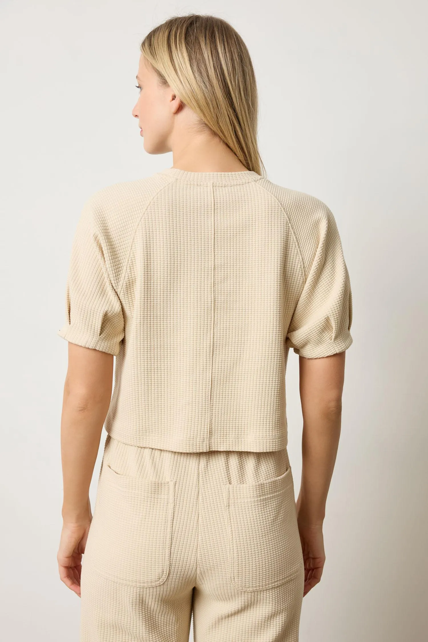 Pleated Sleeve Top sold by Lilla P product image thumbnail 5