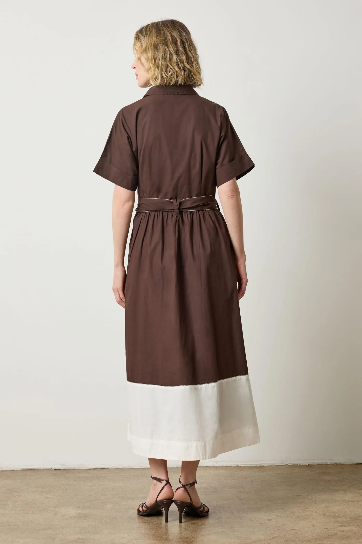 Collared Maxi Shirt Dress sold by Lilla P product image thumbnail 4