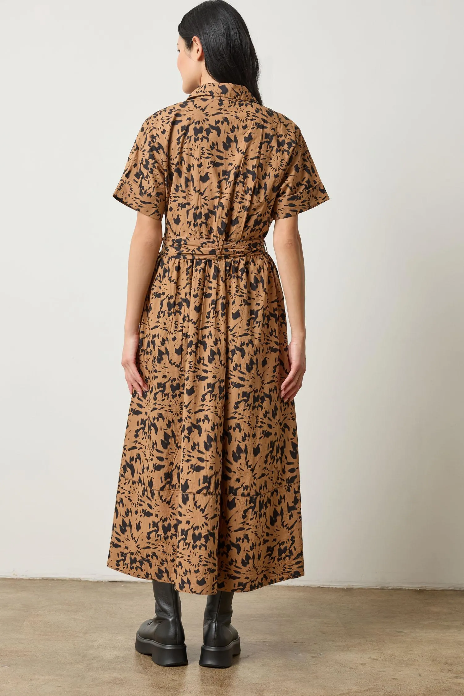 Collared Maxi Shirt Dress sold by Lilla P product image thumbnail 2