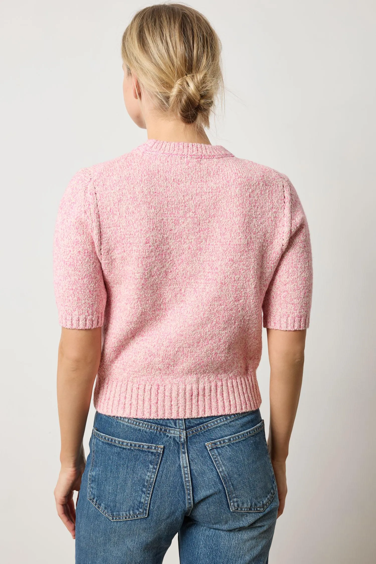 Short Sleeve Marled Pullover sold by Lilla P product image thumbnail 5