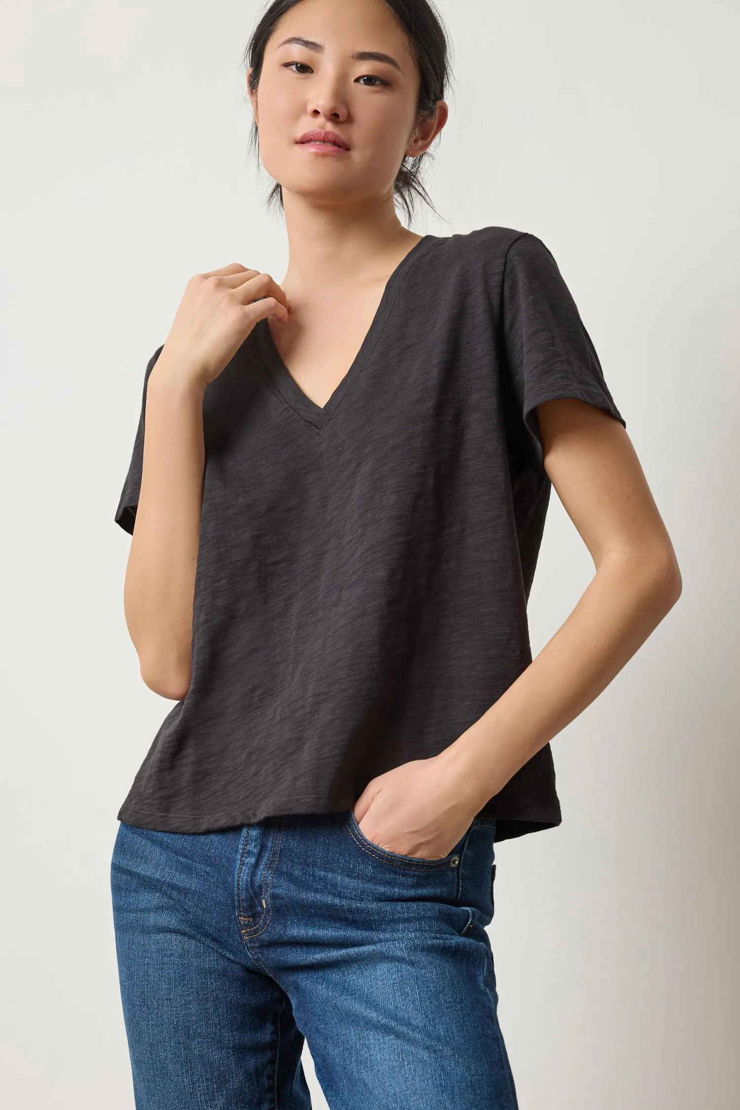 Boyfriend V-Neck sold by Lilla P