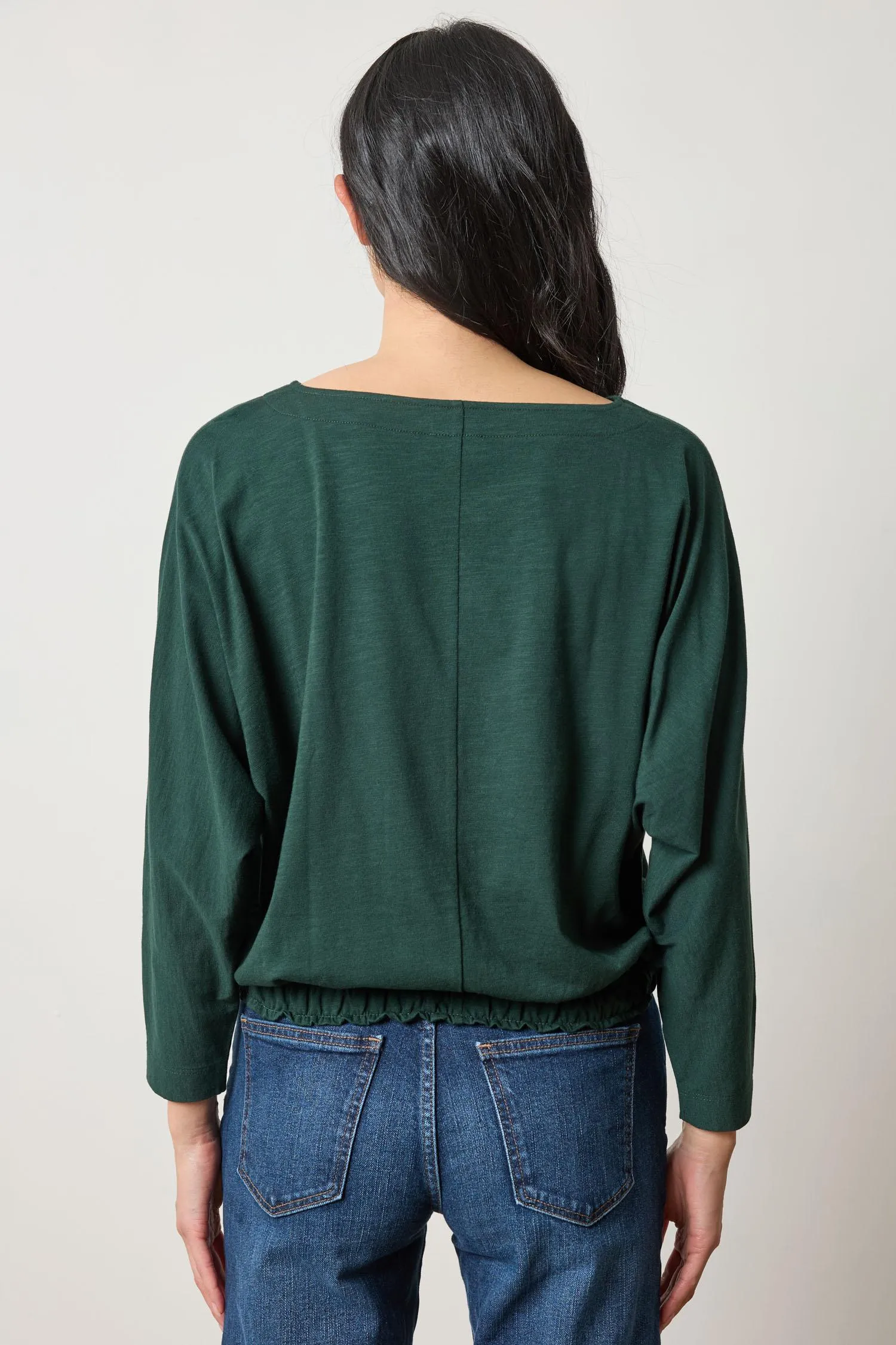 Elastic Hem Dolman Boatneck sold by Lilla P product image thumbnail 2