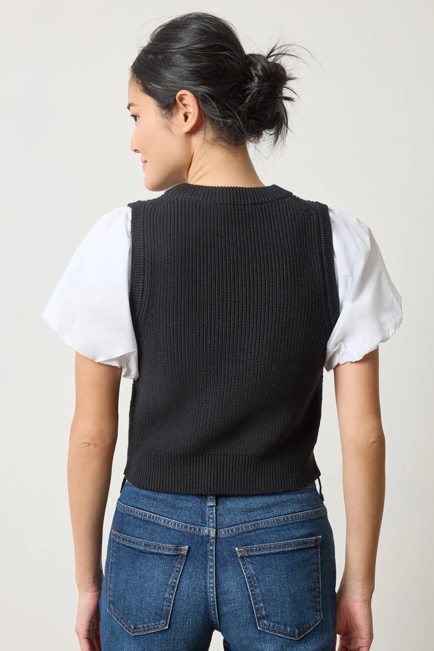 Mixed Media Pullover Sweater sold by Lilla P product image thumbnail 2