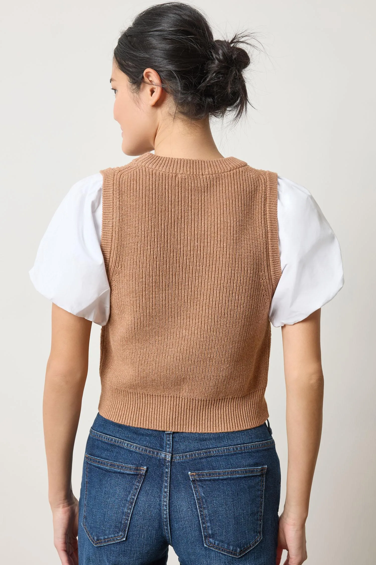 Mixed Media Pullover Sweater sold by Lilla P product image thumbnail 5