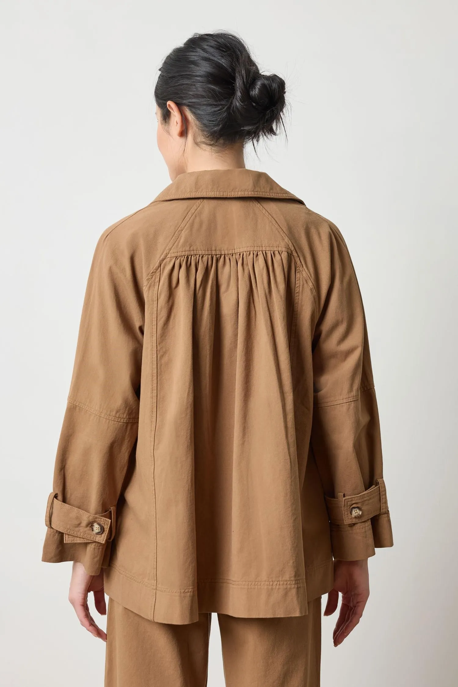 Collared Twill Jacket sold by Lilla P product image thumbnail 2