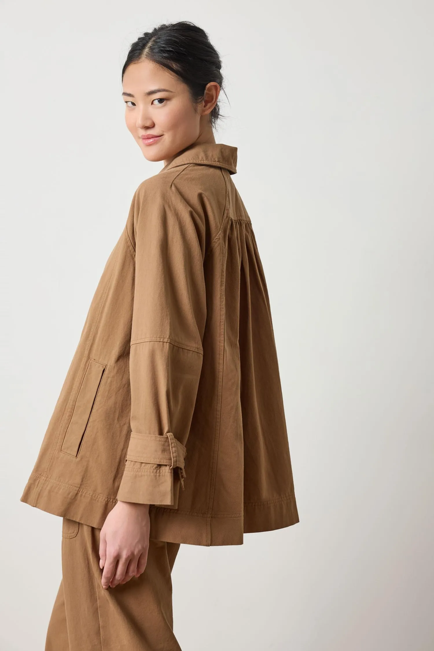 Collared Twill Jacket sold by Lilla P product image thumbnail 4