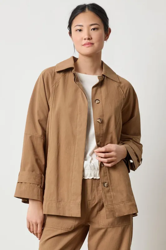 Collared Twill Jacket sold by Lilla P