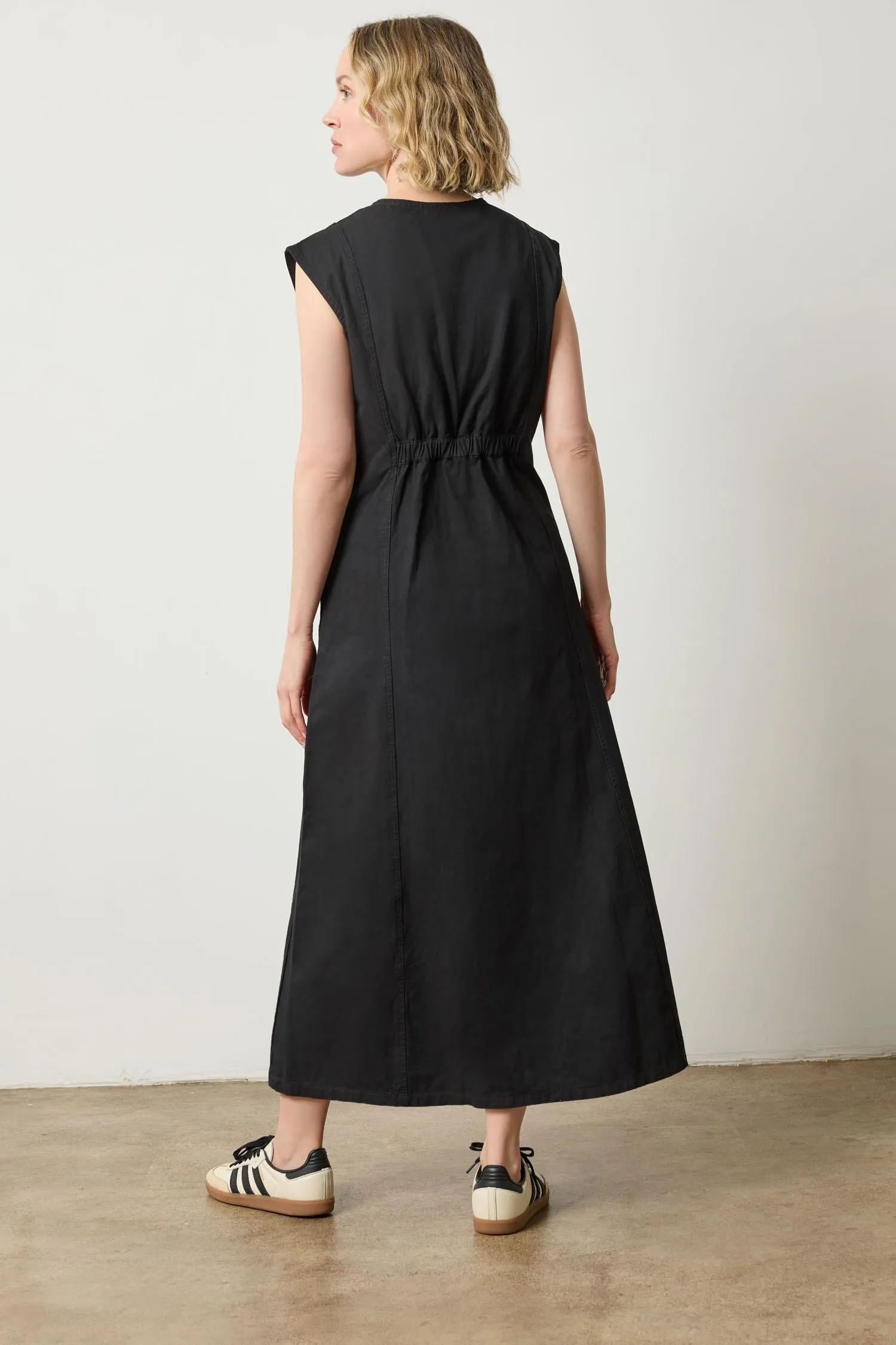 Twill Princess Seam Maxi Dress sold by Lilla P product image thumbnail 2