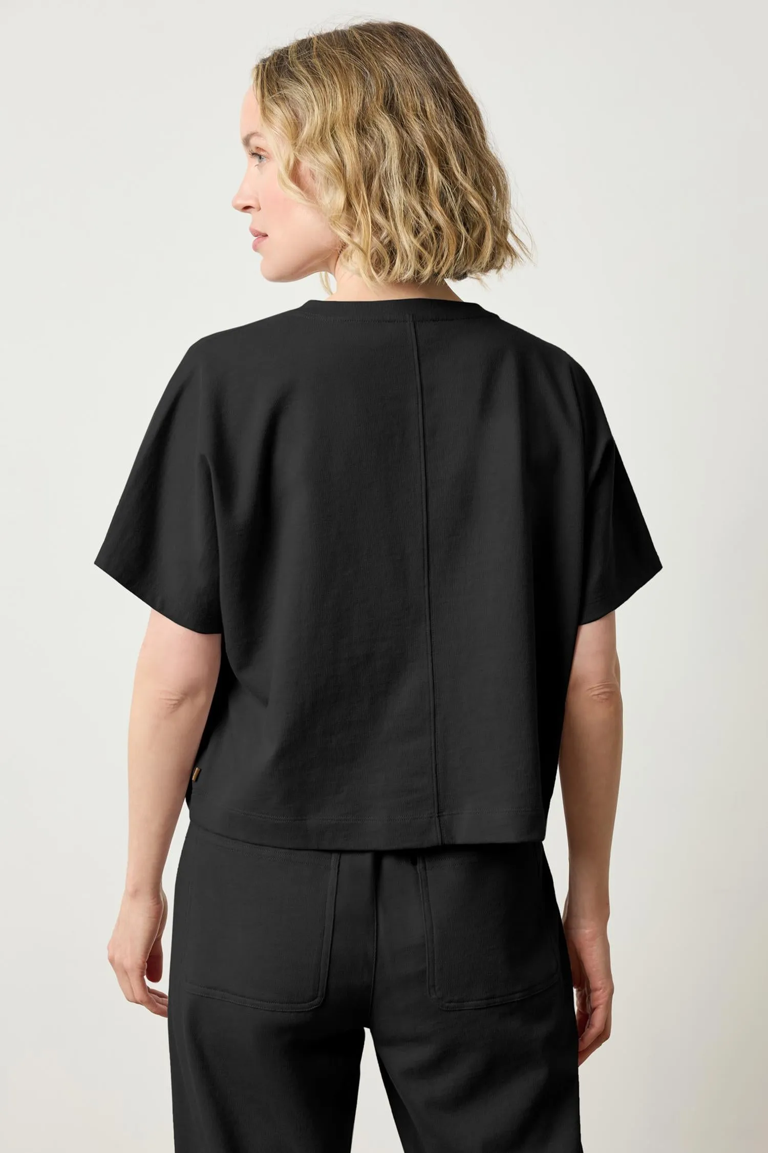 Short Sleeve V-Neck Dolman sold by Lilla P product image thumbnail 5