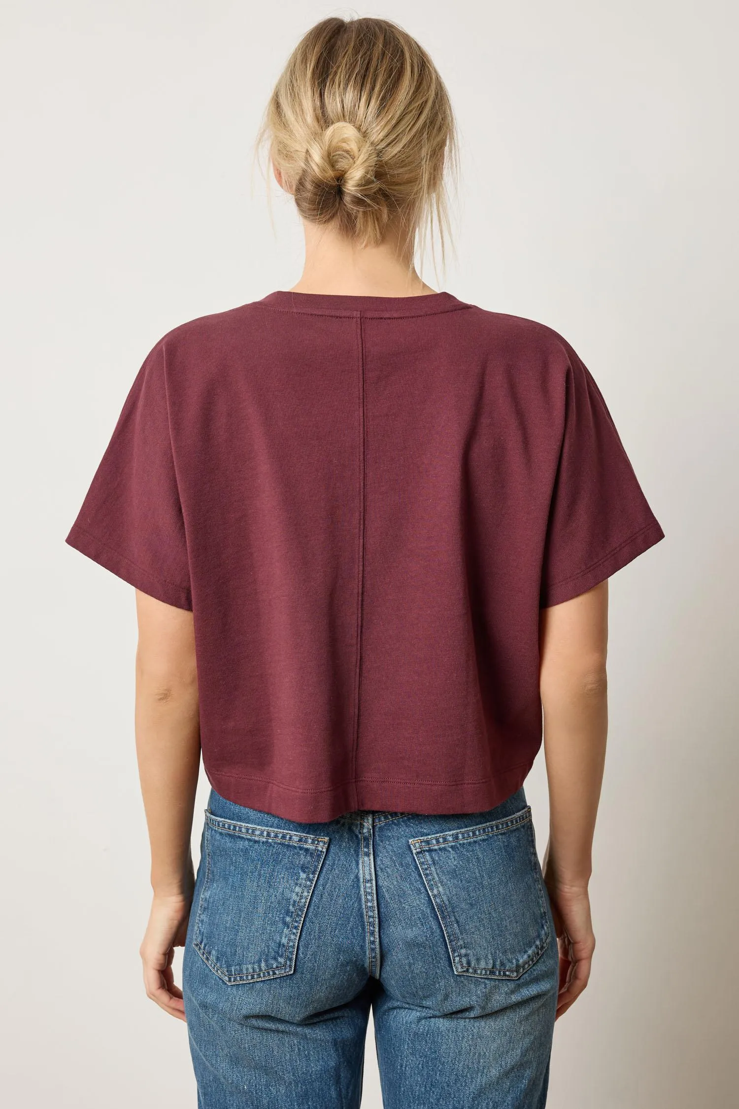 Short Sleeve V-Neck Dolman sold by Lilla P product image thumbnail 2