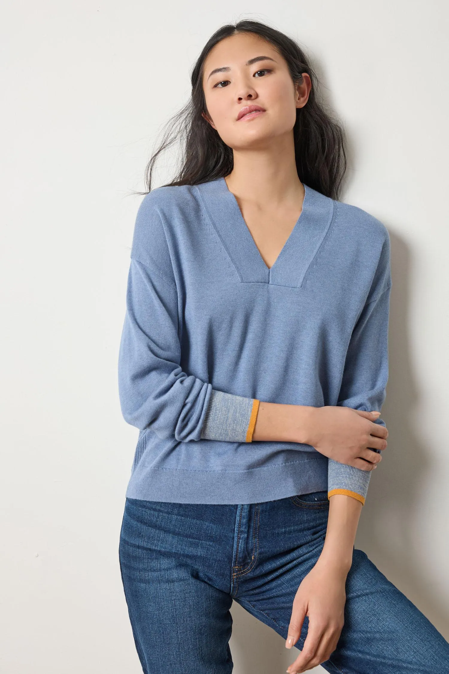 V-Neck Pullover Sweater sold by Lilla P product image thumbnail 4