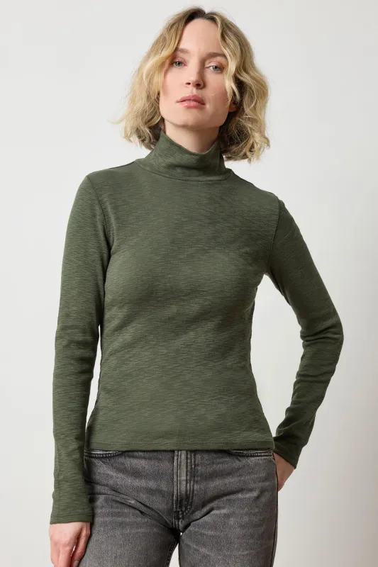 Rib Slub Turtleneck sold by Lilla P