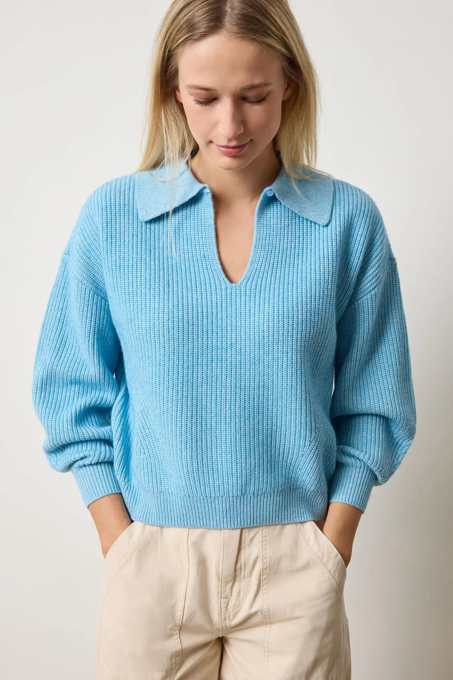Keyhole Rib Sweater sold by Lilla P product image thumbnail 5