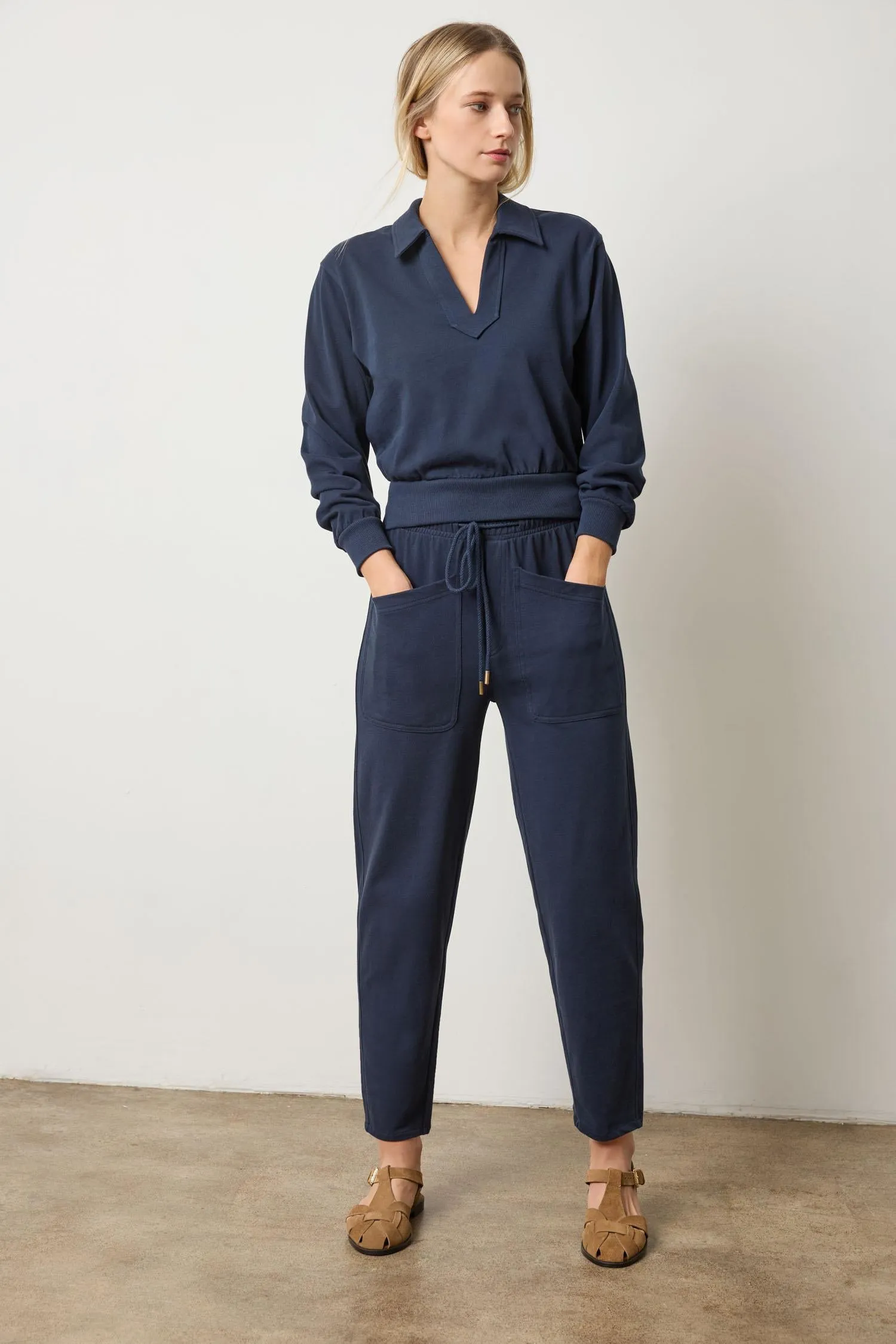 Drop Shoulder Polo sold by Lilla P product image thumbnail 3