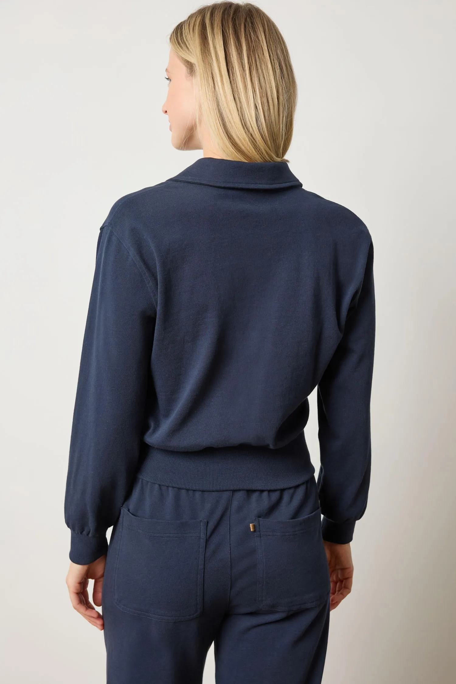 Drop Shoulder Polo sold by Lilla P product image thumbnail 2