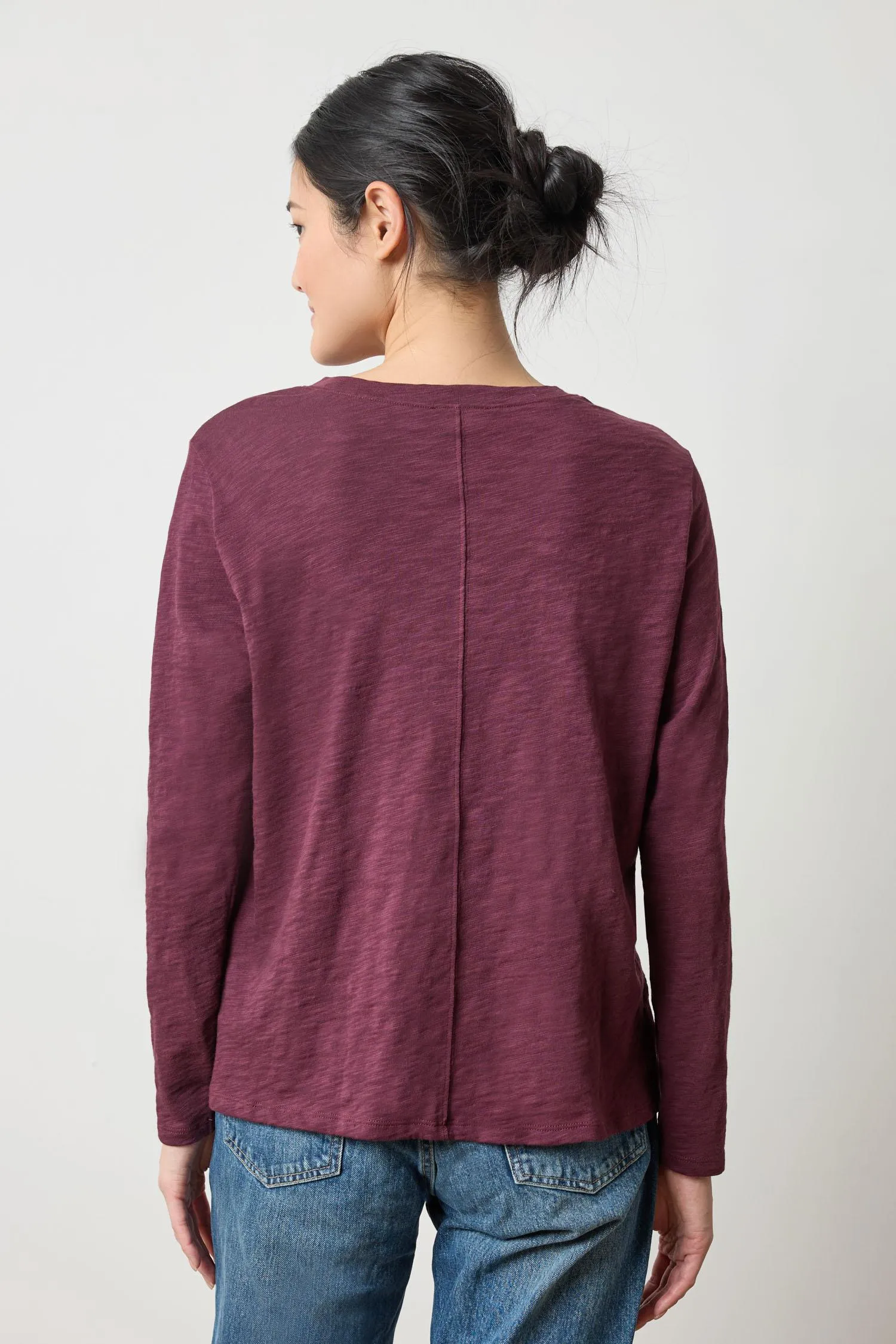 Long Sleeve Boyfriend Tee sold by Lilla P product image thumbnail 4