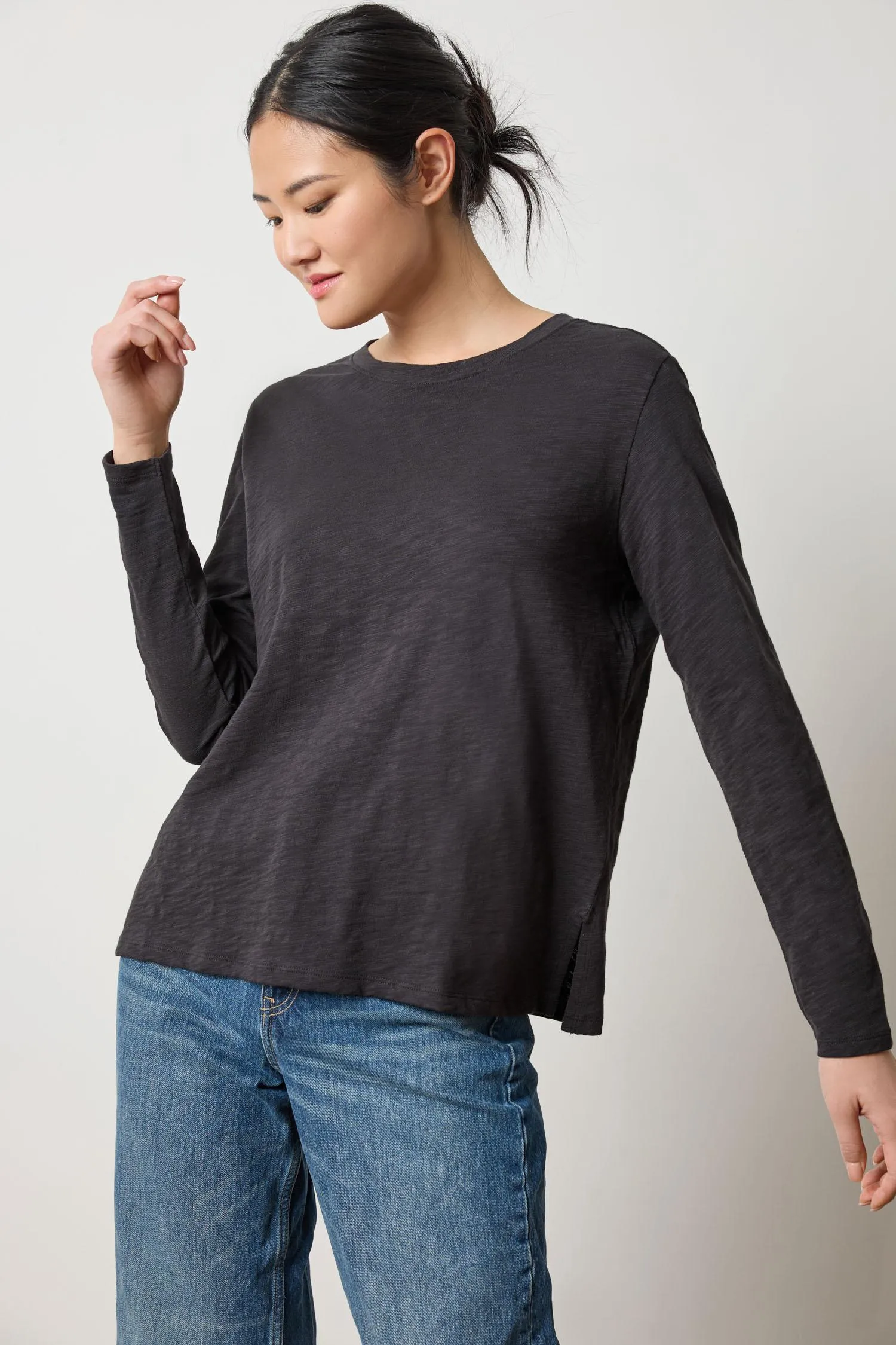 Long Sleeve Boyfriend Tee sold by Lilla P