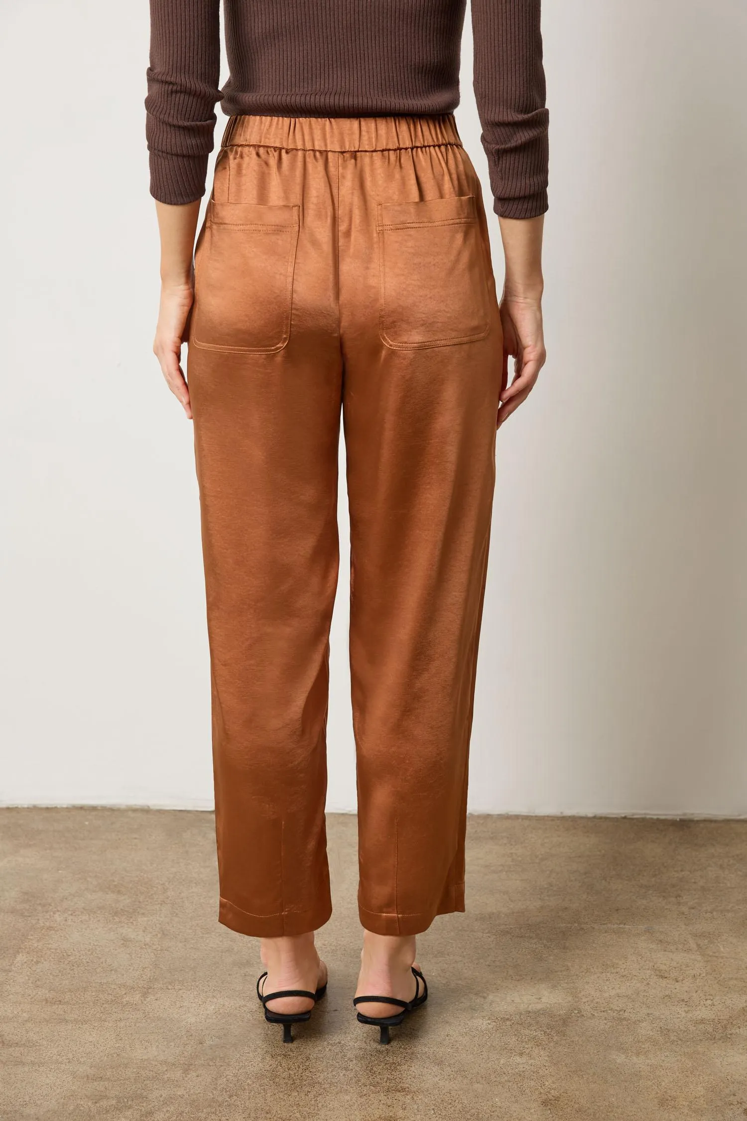 Satin Fly Front Pant sold by Lilla P product image thumbnail 4