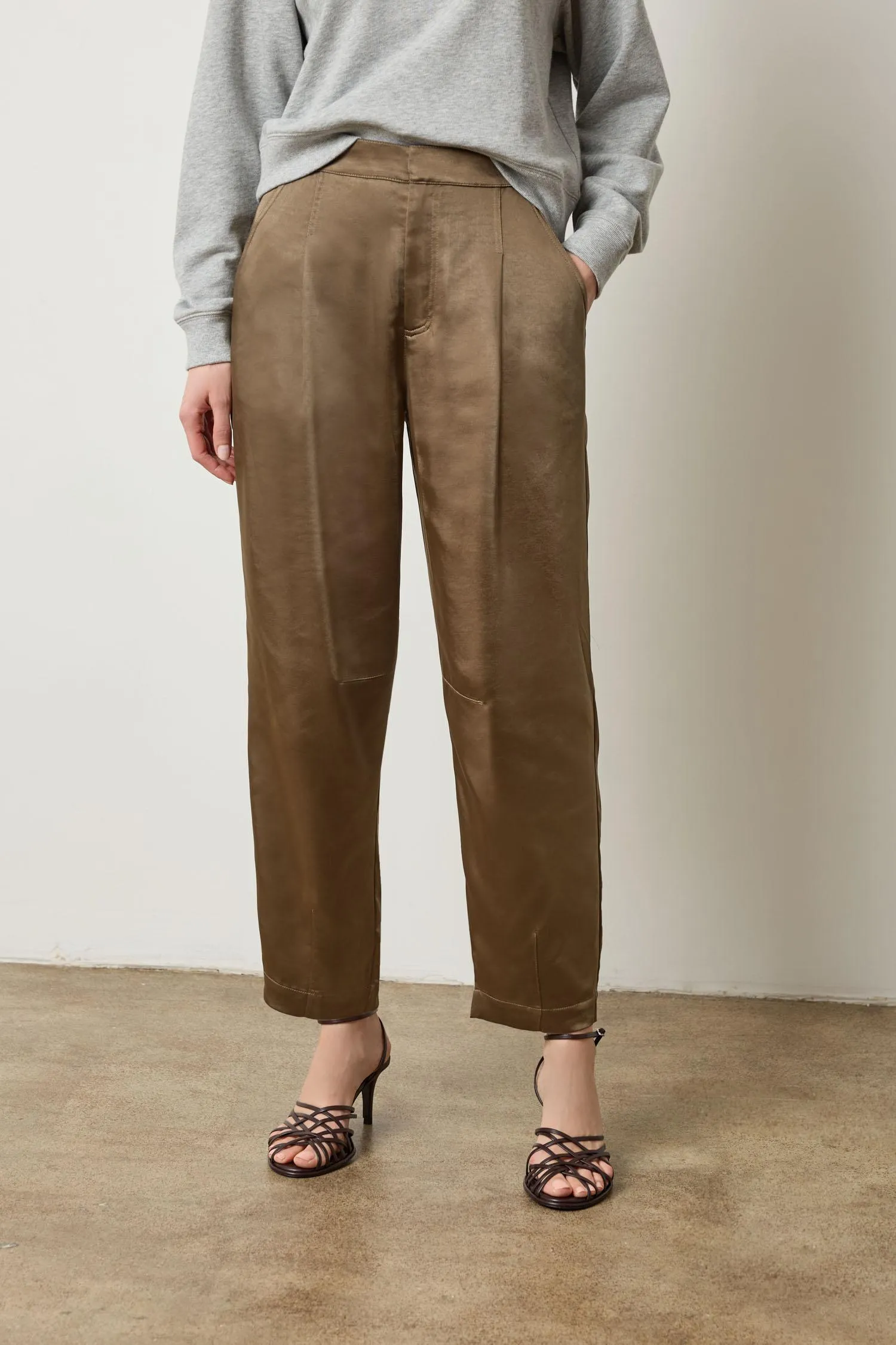 Satin Fly Front Pant sold by Lilla P product image thumbnail 5