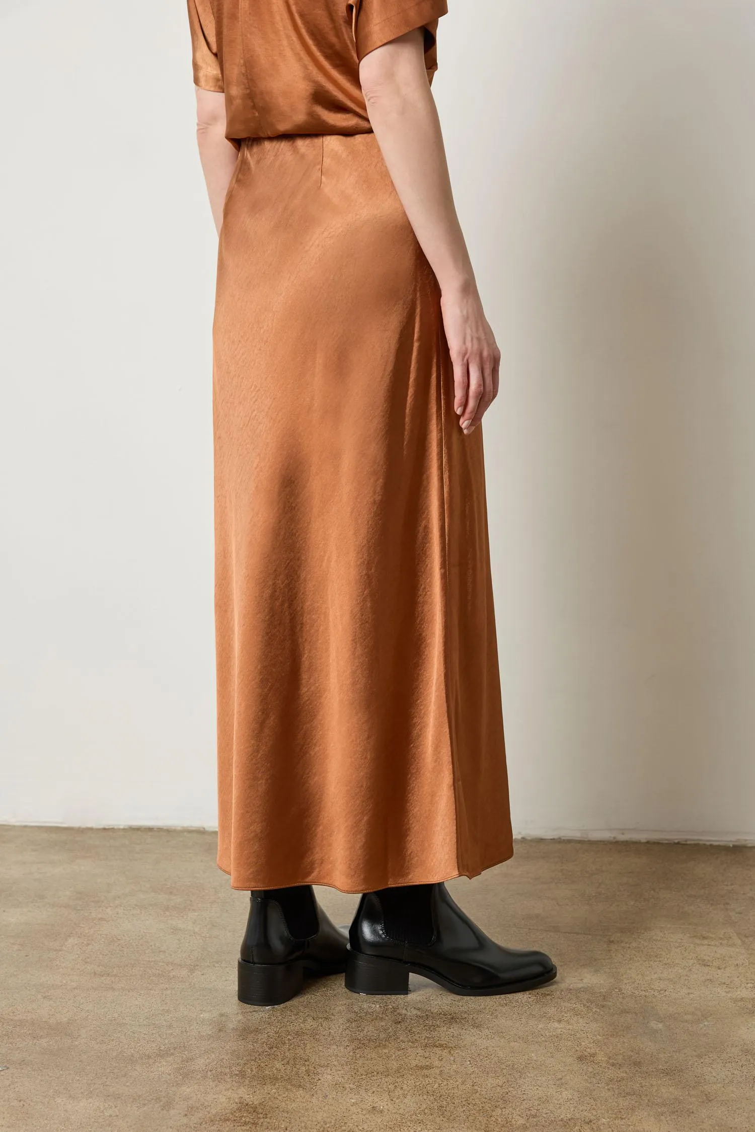 Satin Bias Maxi Skirt sold by Lilla P product image thumbnail 2