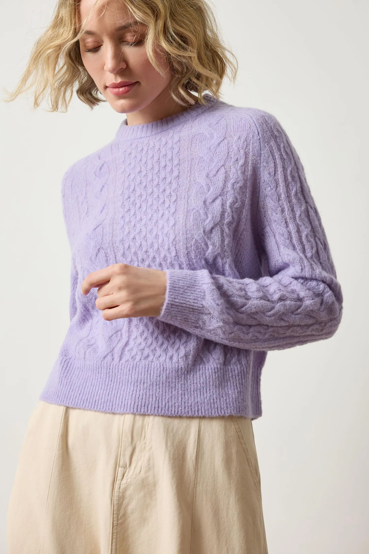 Mixed Stitch Pullover sold by Lilla P