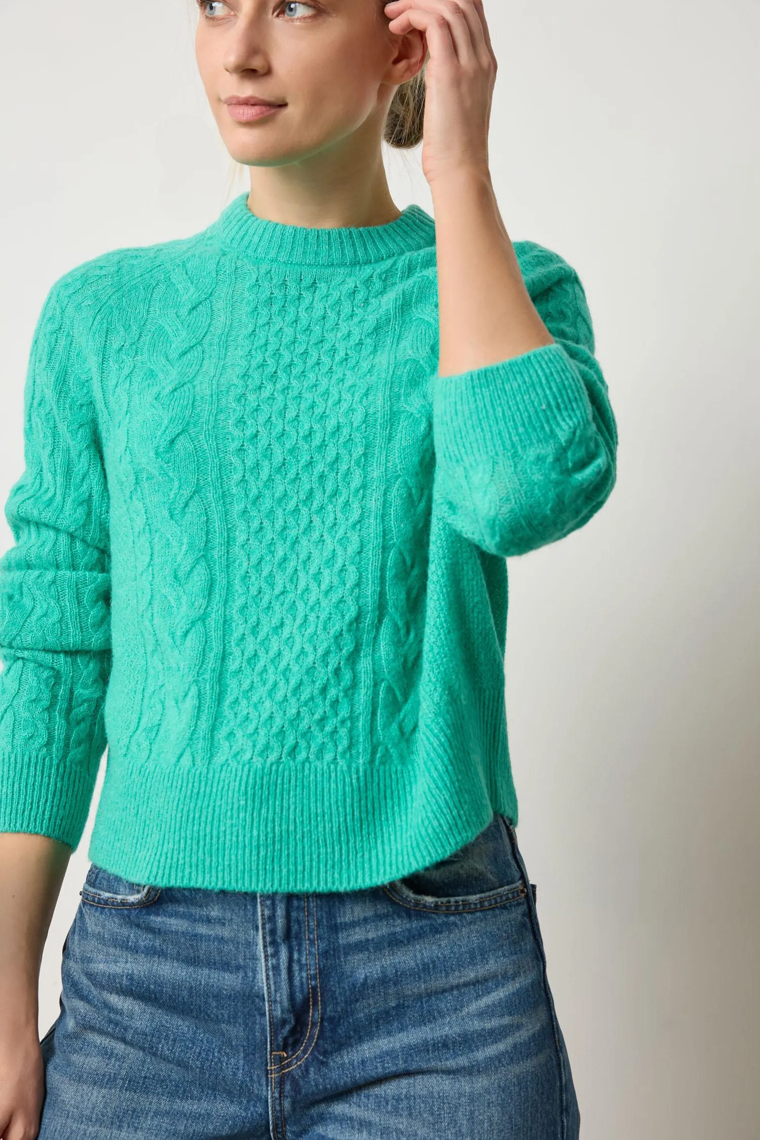 Mixed Stitch Pullover sold by Lilla P product image thumbnail 4