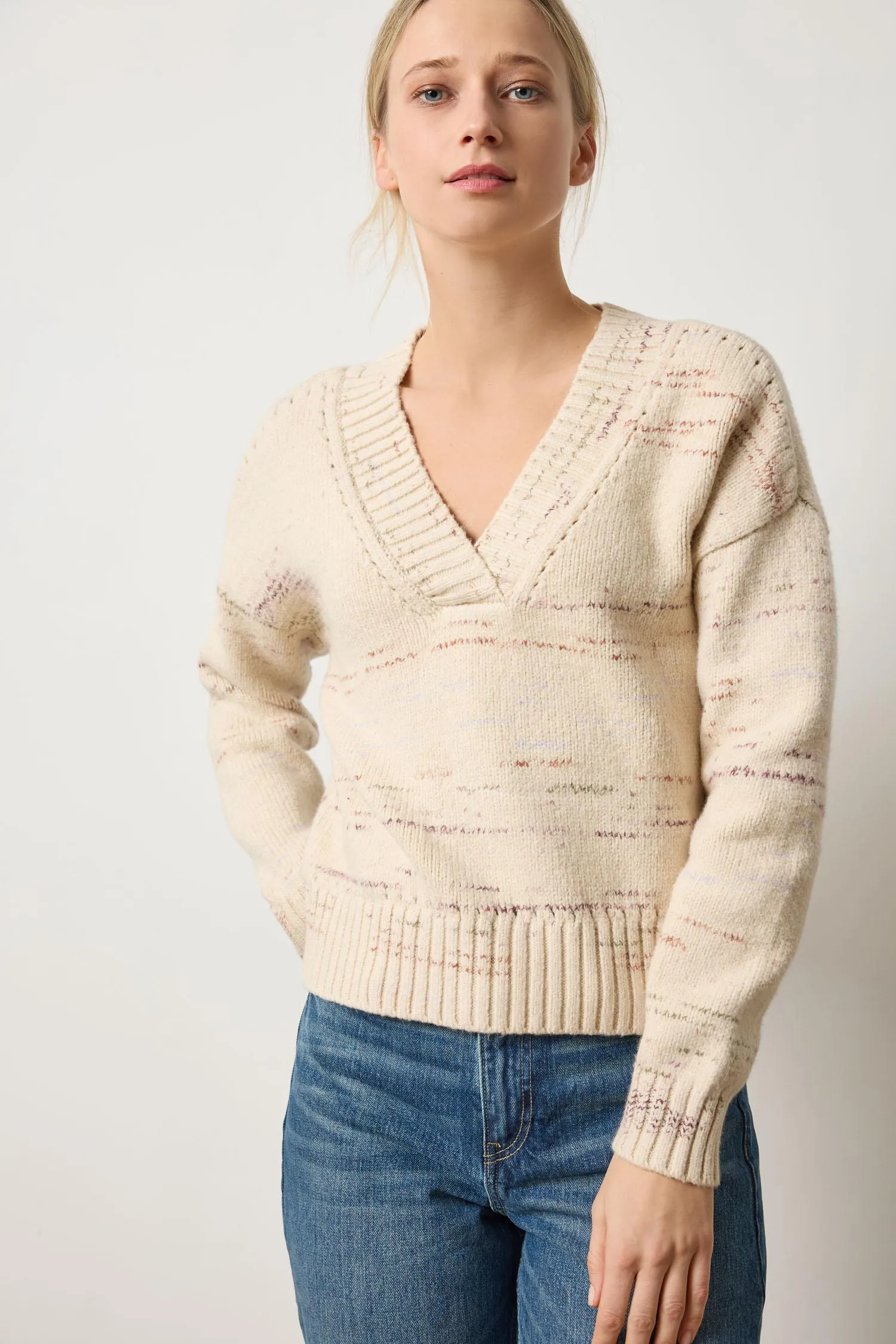 Oversized V-Neck Sweater sold by Lilla P product image thumbnail 2