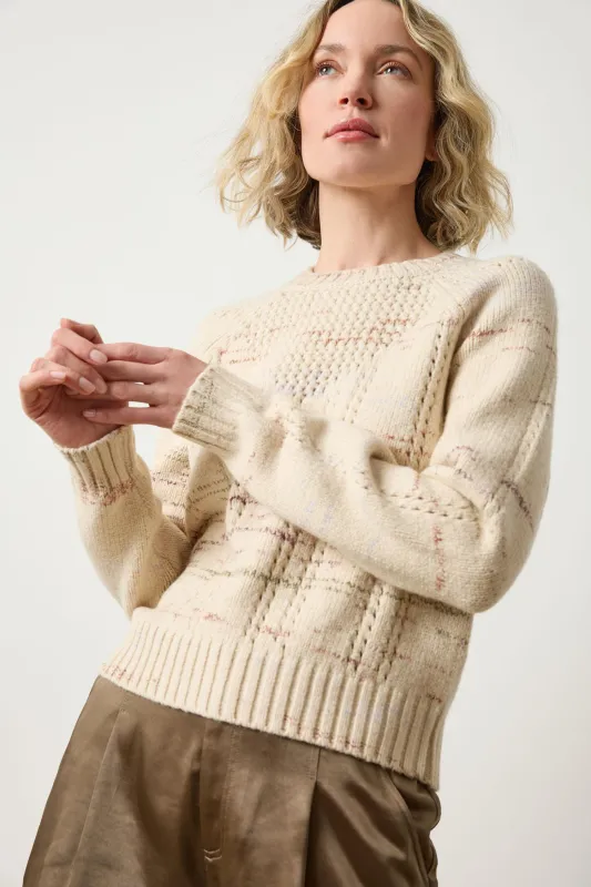 Open Stitch Crewneck Sweater sold by Lilla P