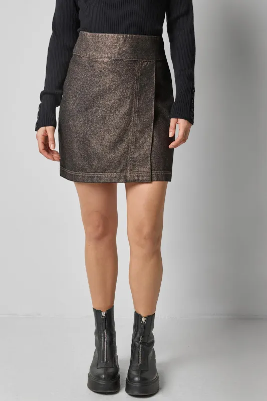 Metallic Mini Skirt sold by Lilla P