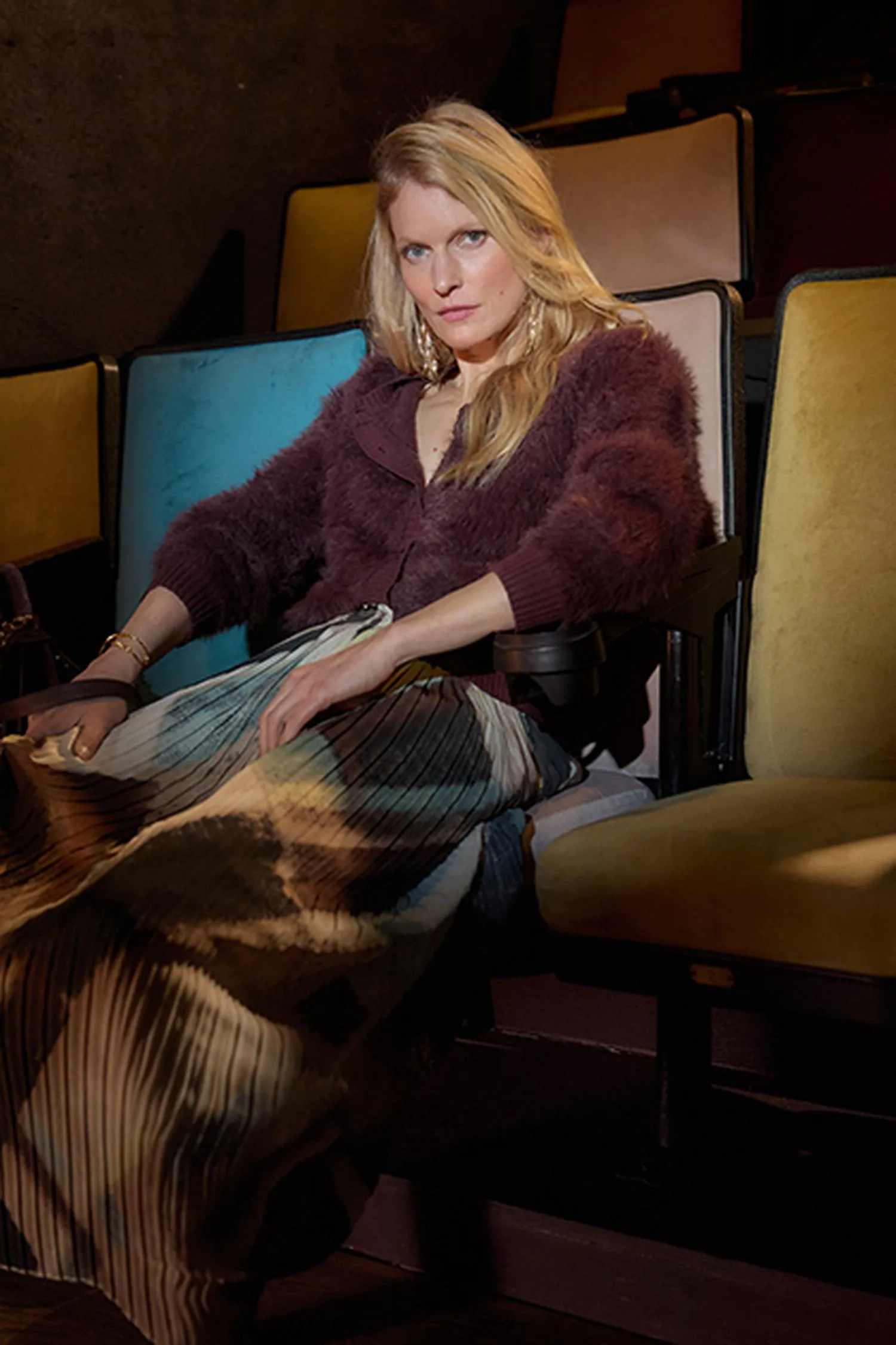 Brushed Crewneck Cardigan sold by Lilla P product image thumbnail 3