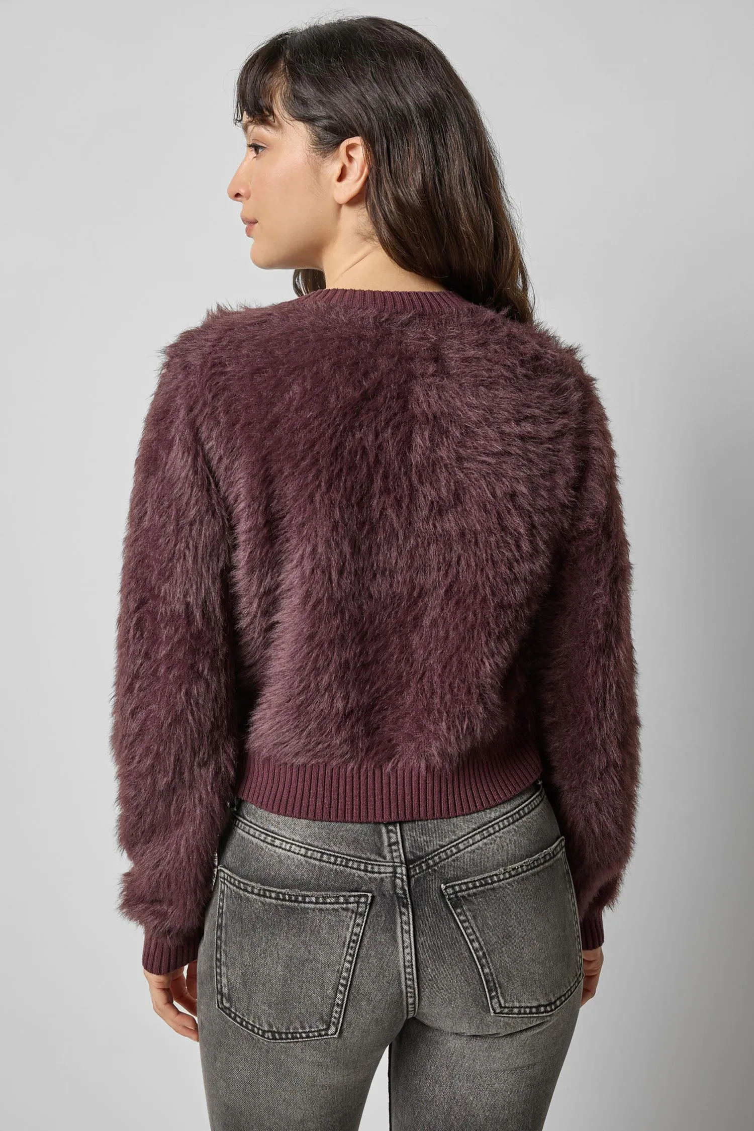 Brushed Crewneck Cardigan sold by Lilla P product image thumbnail 2