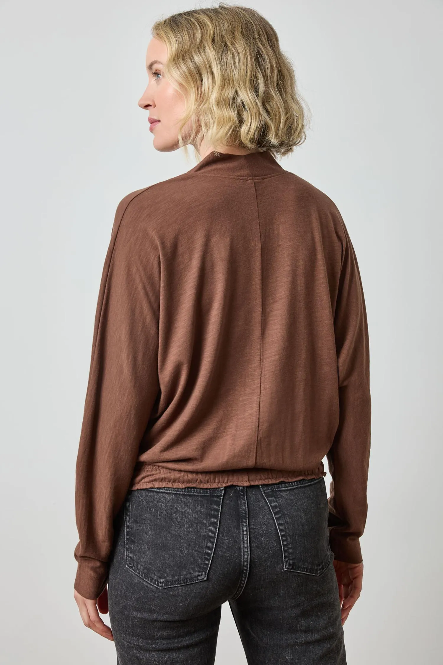 Shawl Collar Wedge Top sold by Lilla P product image thumbnail 2