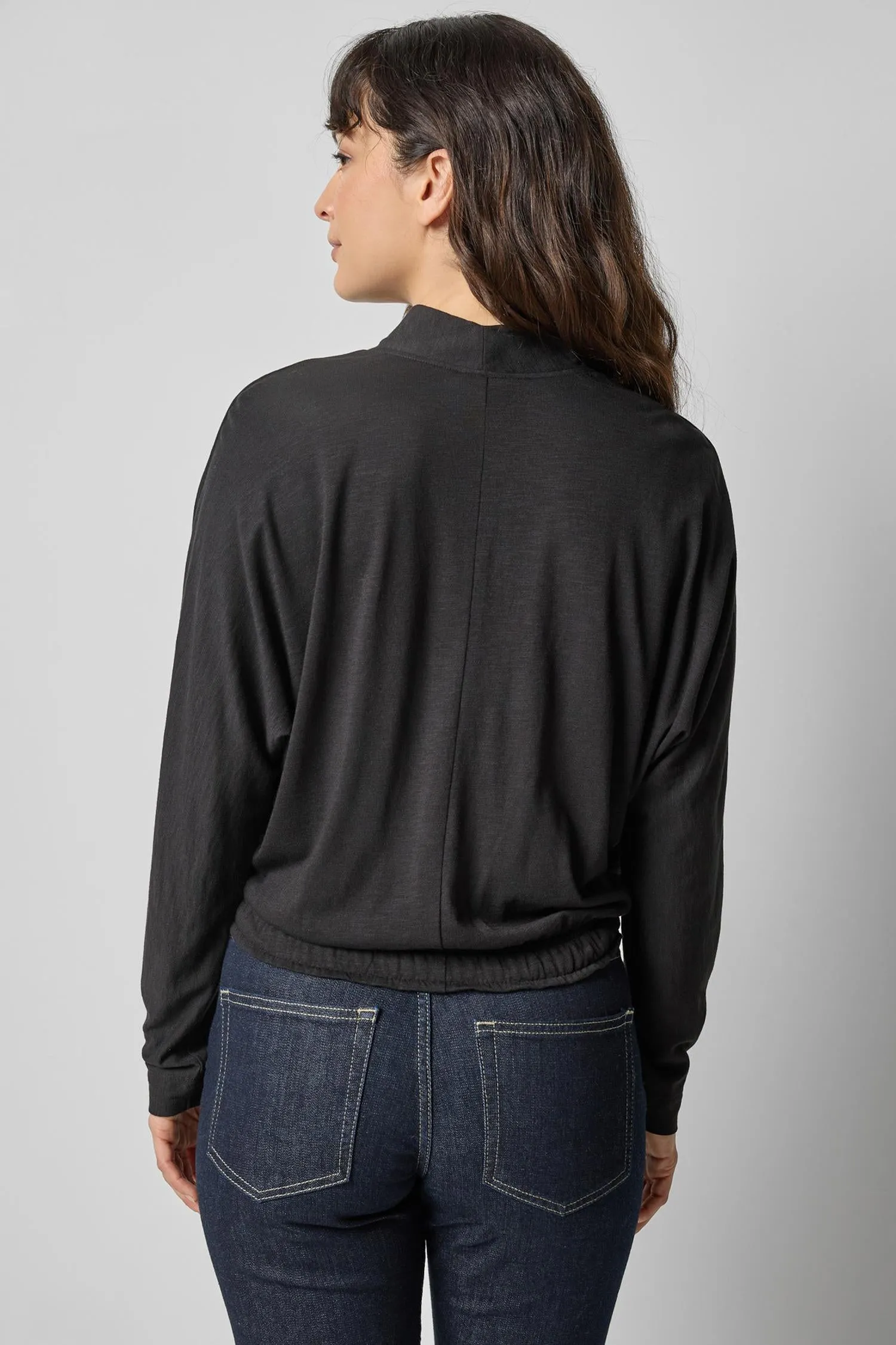 Shawl Collar Wedge Top sold by Lilla P product image thumbnail 4