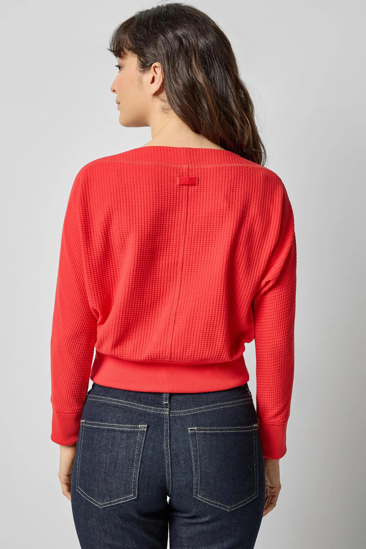 Rib Trim Seamed Top sold by Lilla P product image thumbnail 3