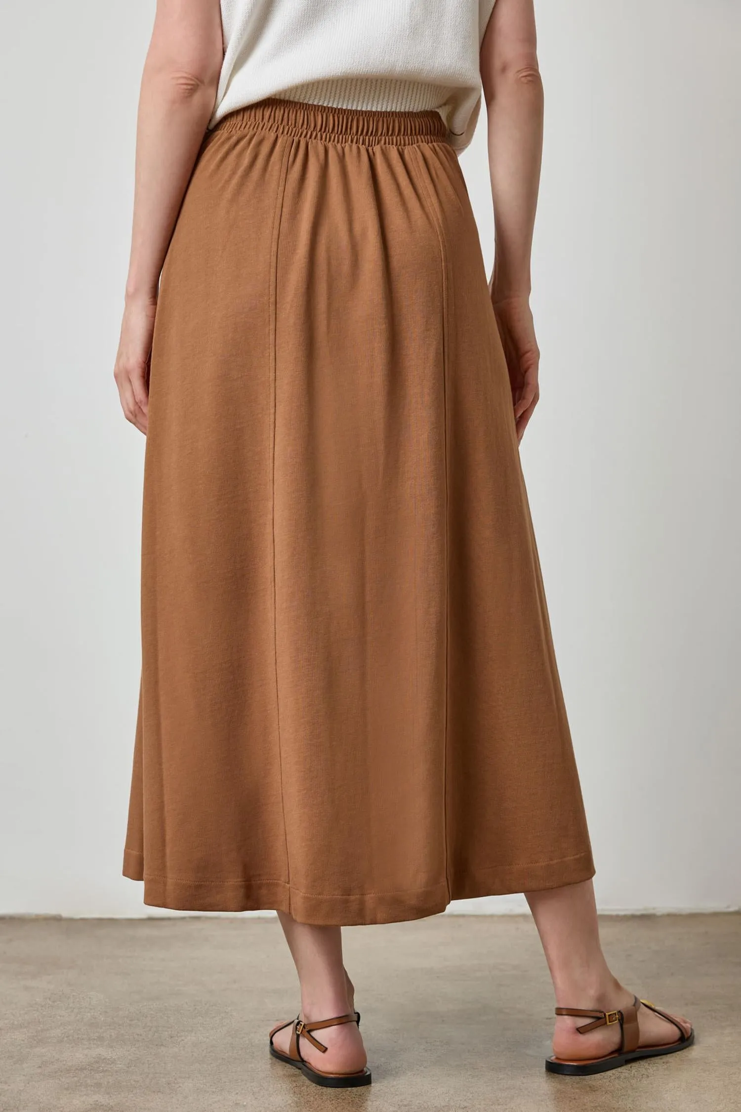 Drawcord Paneled Skirt sold by Lilla P product image thumbnail 2