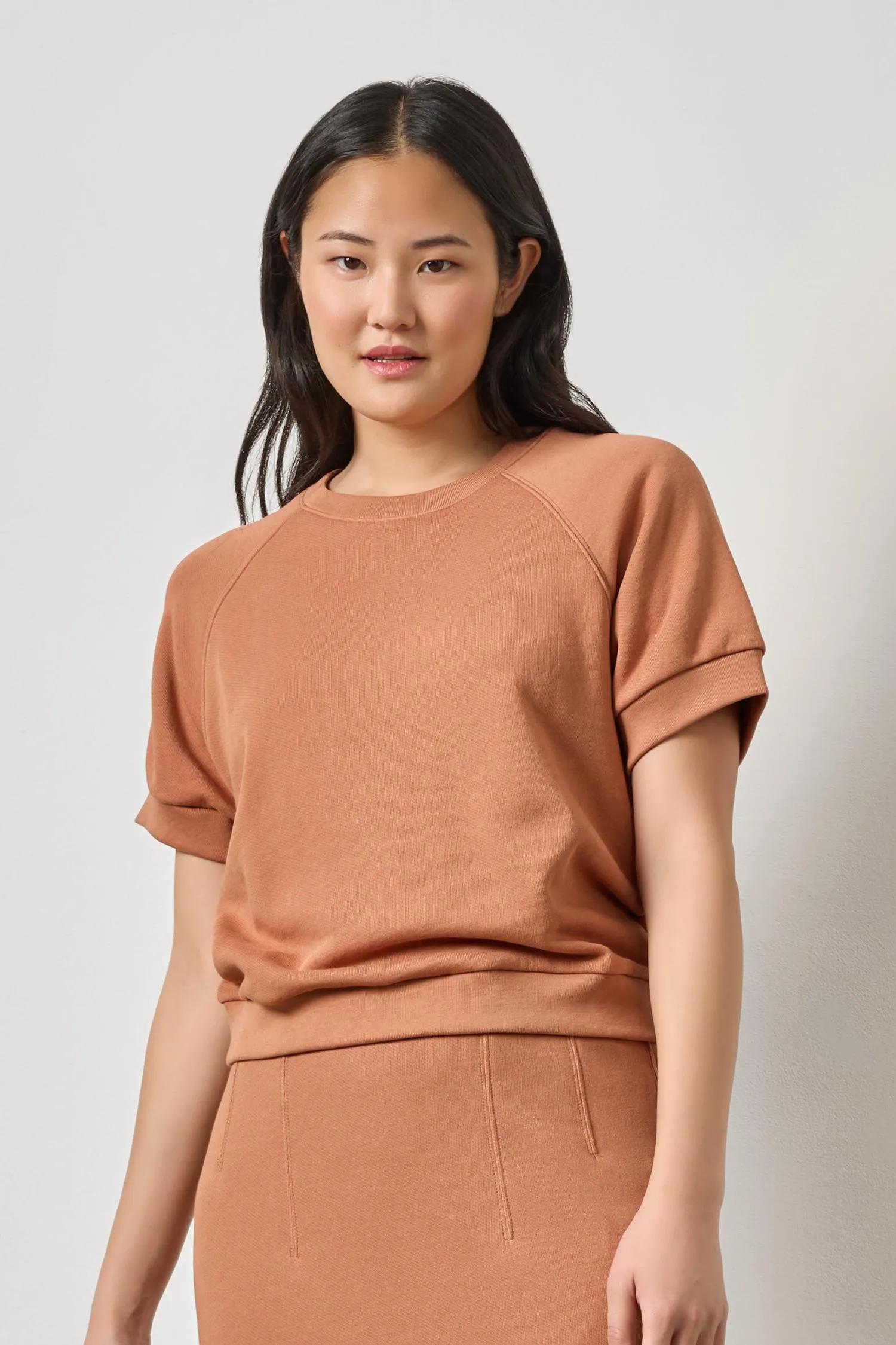 Short Sleeve Terry Sweatshirt sold by Lilla P product image thumbnail 5