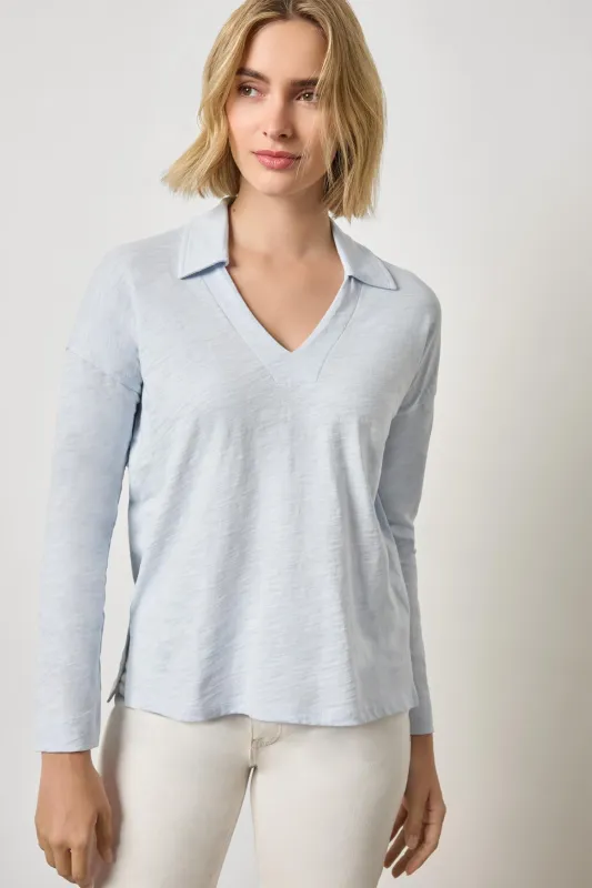 Easy Collared Split Neck made by Lilla P